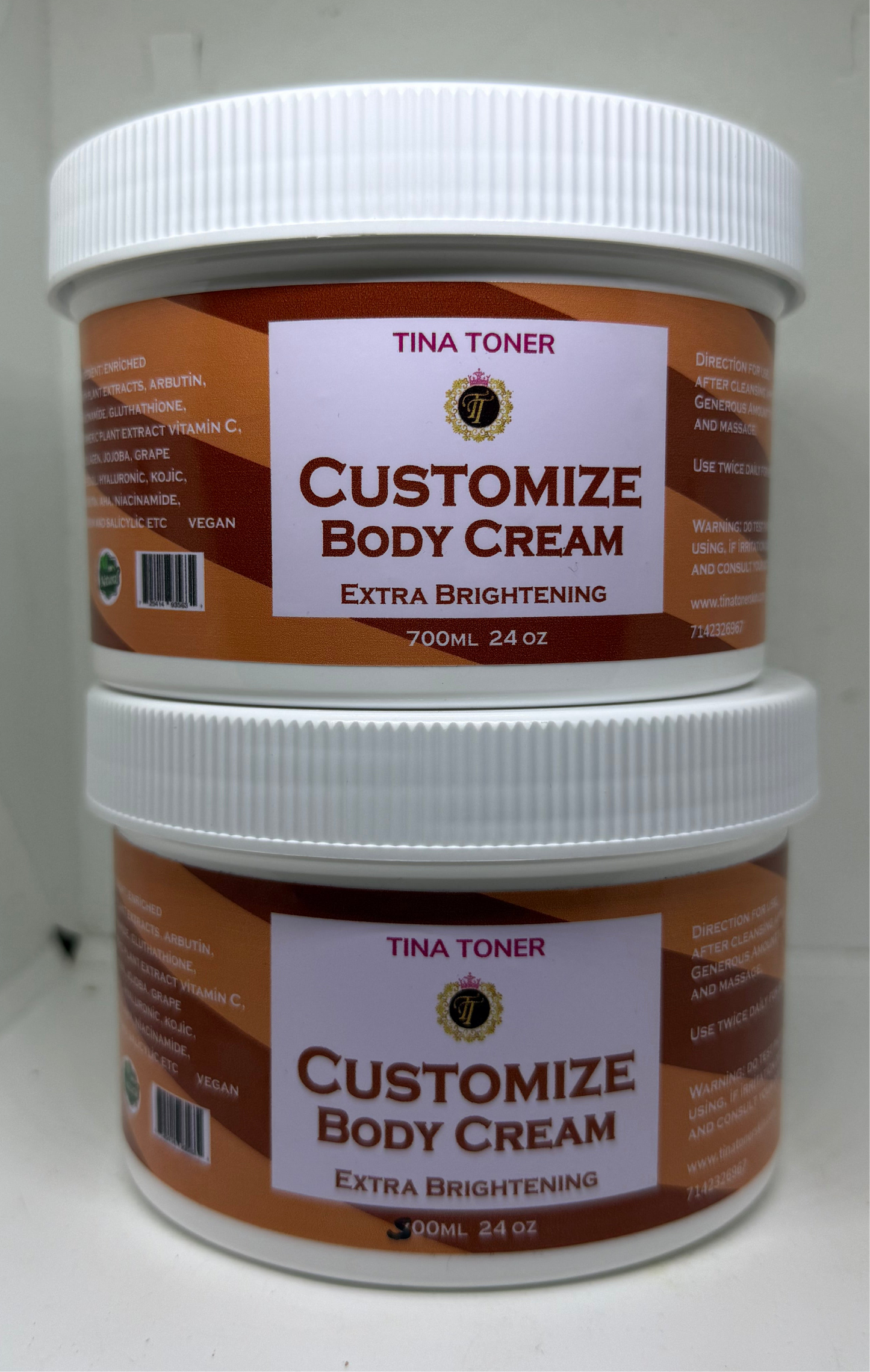Birthday super deal 2 Large Customized cream 2 Face magic + soap and toner
