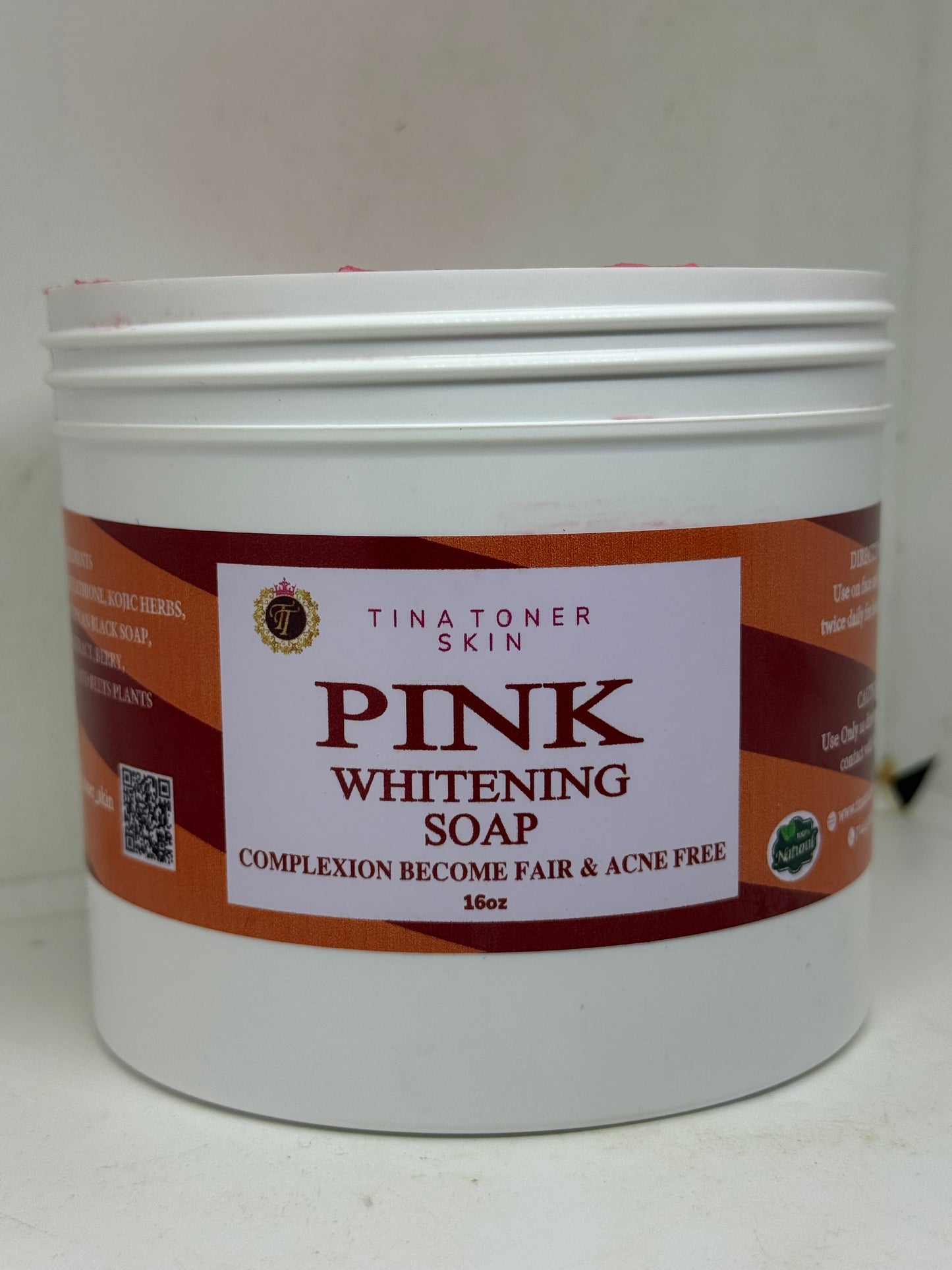 PINK whitening soap 32 OZ/ 1000ml. Jombo size