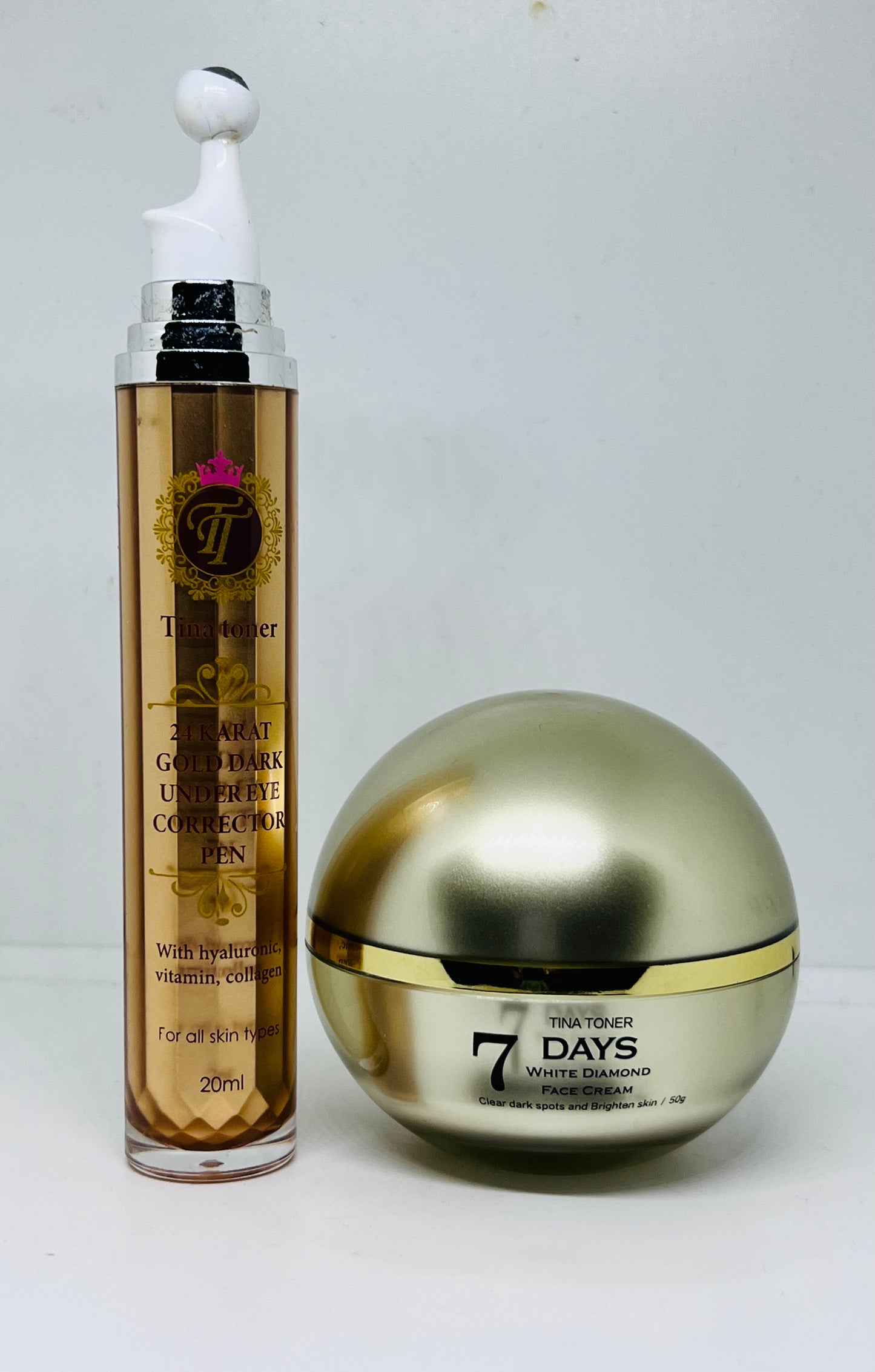 7 Days with under eye pen White Brightening Moisturizer