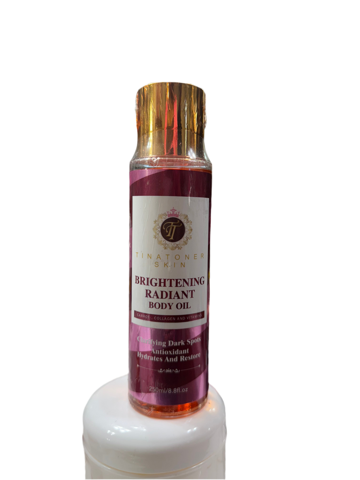 Radiant Glow oil / hydration glow and brightens 8 oz