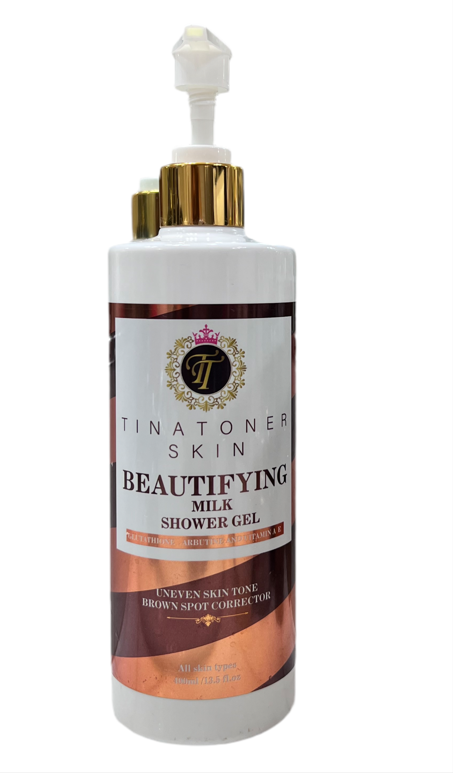 Beautifying body wash milk with glutathione 16 oz