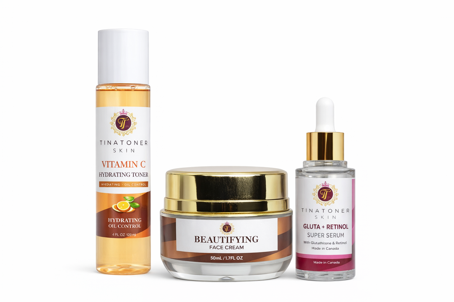 Beautifying Day and night face Combo, 7 day face cream , cleanserToner and day cream