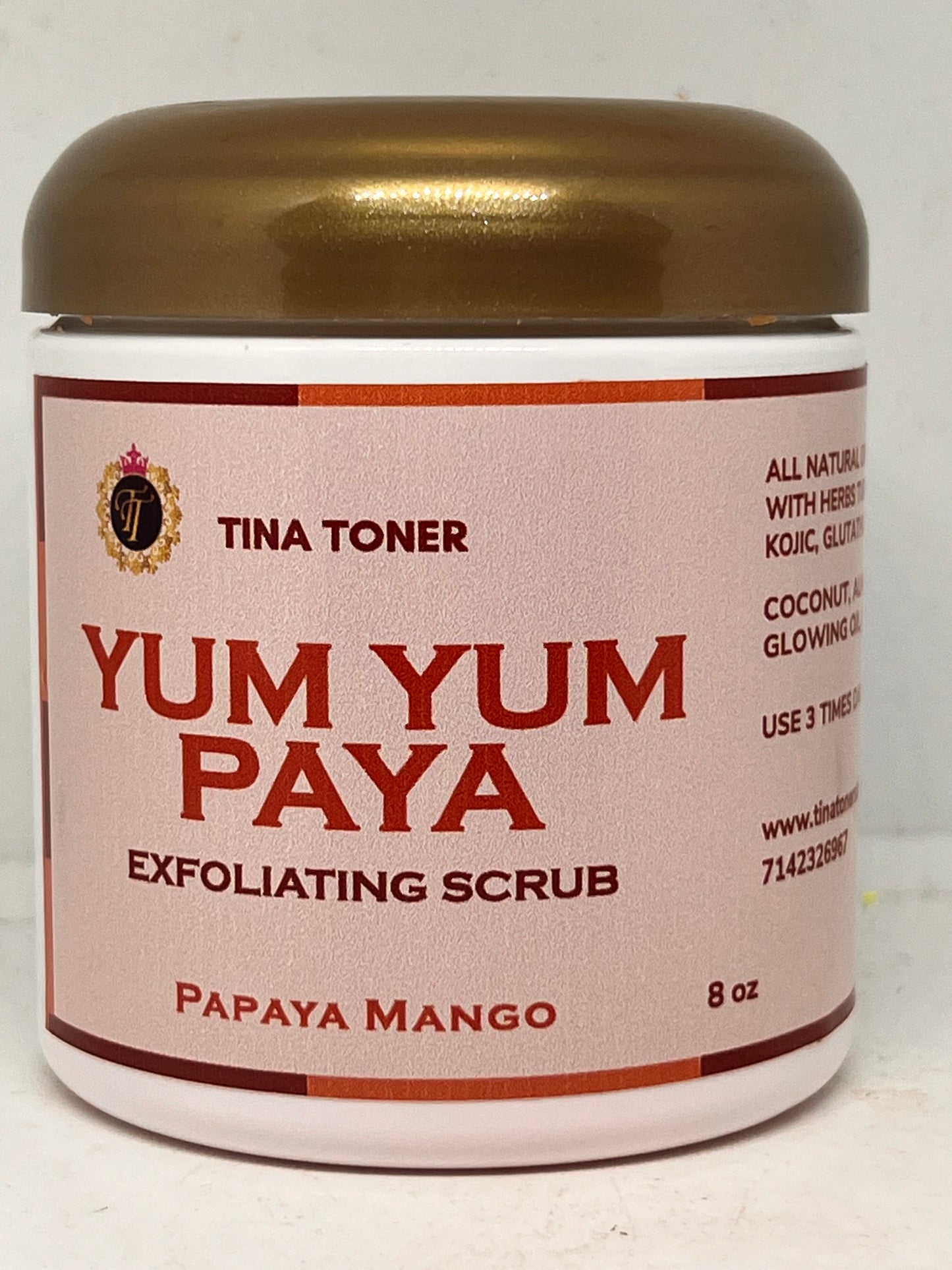 The YUM YUM PAPA Glow scrub