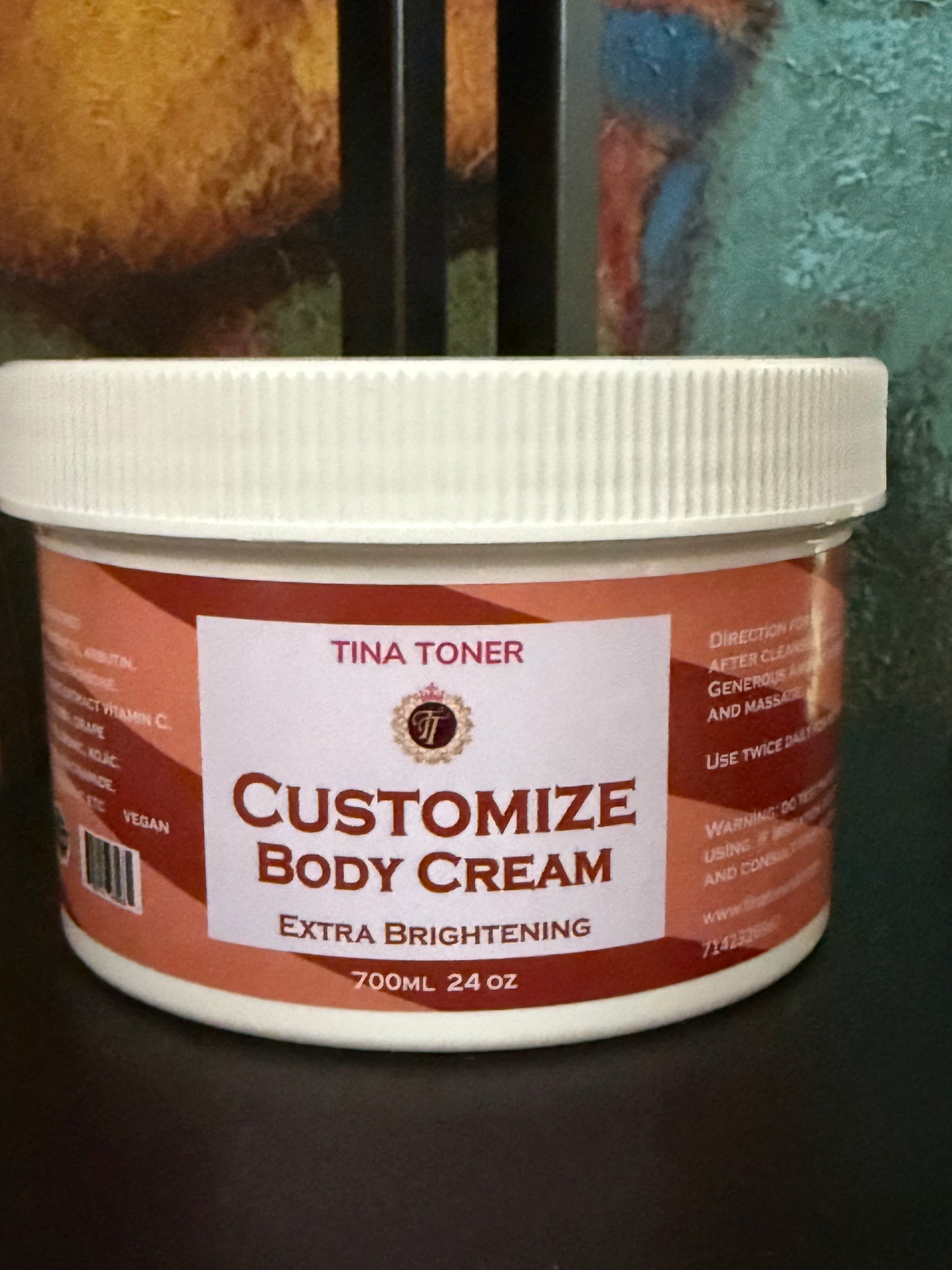 Customized MY body cream 24 oz
