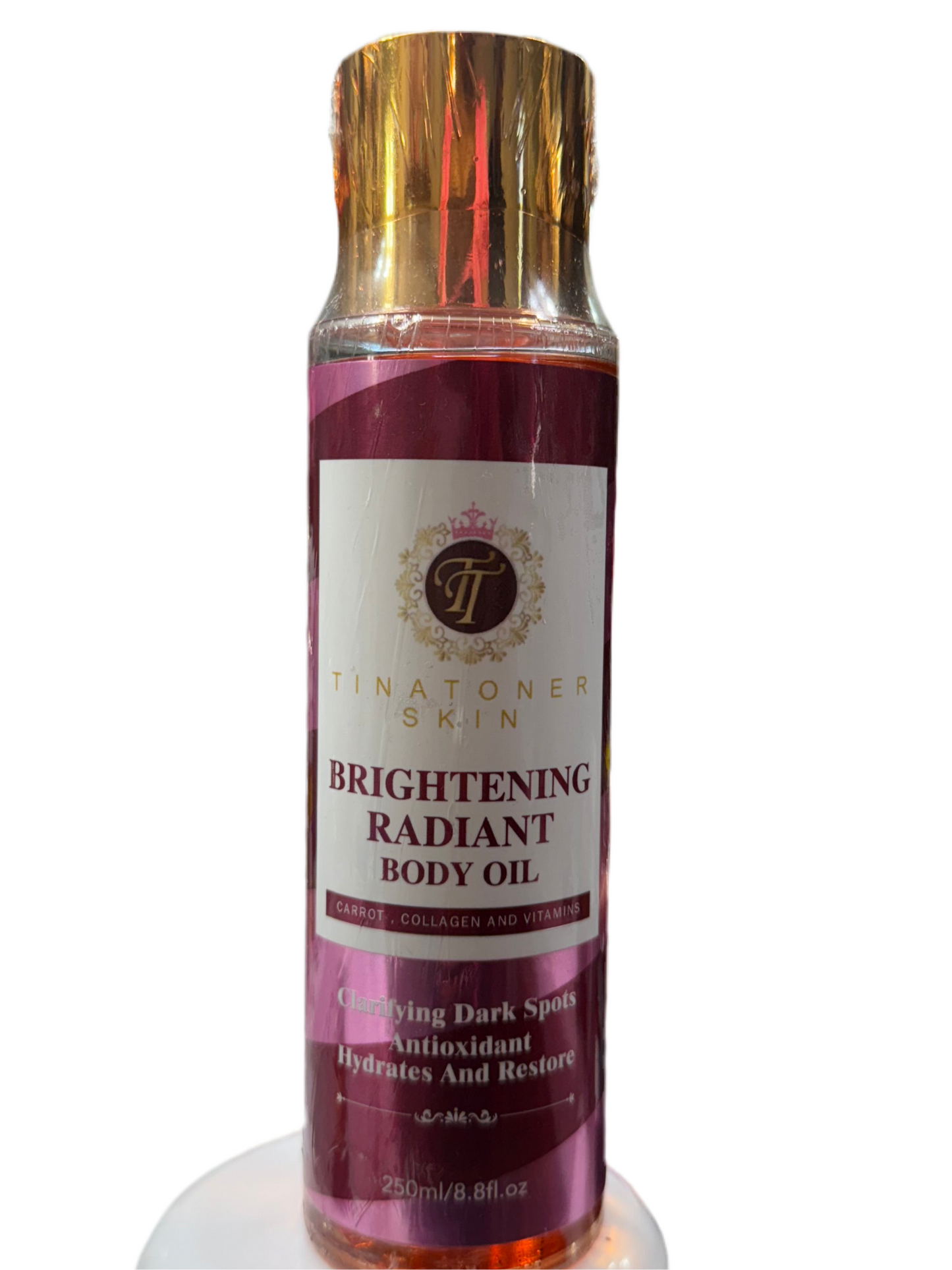 Radiant Glow oil / hydration glow and brightens 8 oz