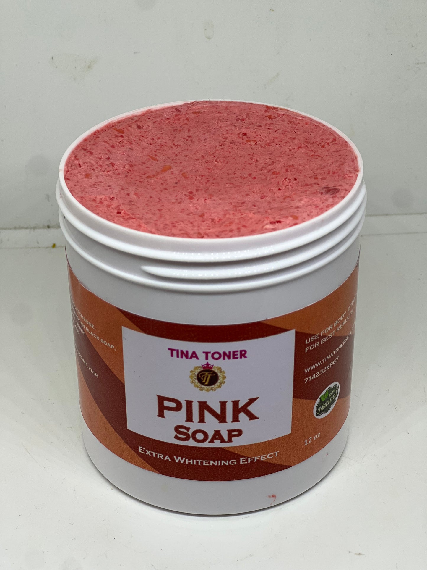 Birthday special Tina toner PINK whitening soap 16 OZ/ 500ML