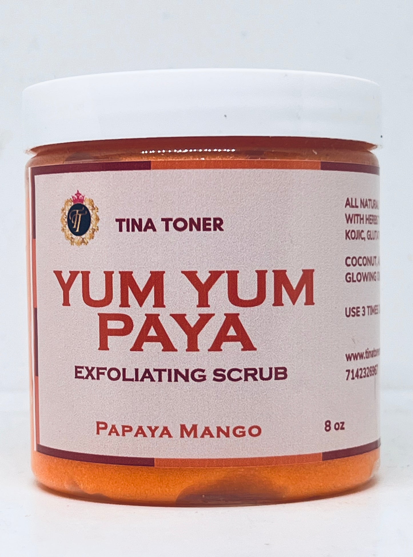 The YUM YUM PAPA Glow scrub