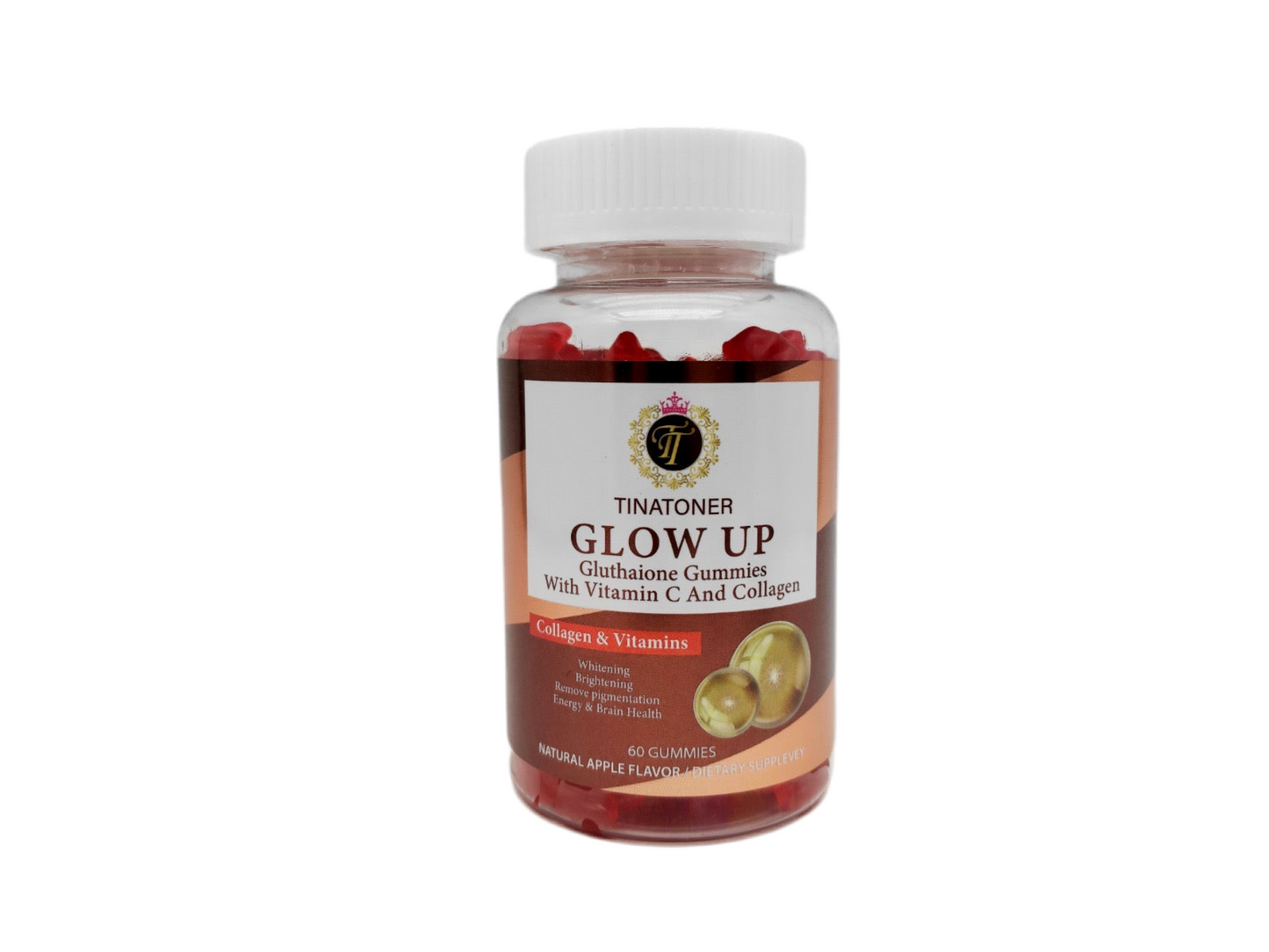 GLOW UP and Turmeric chew gummy