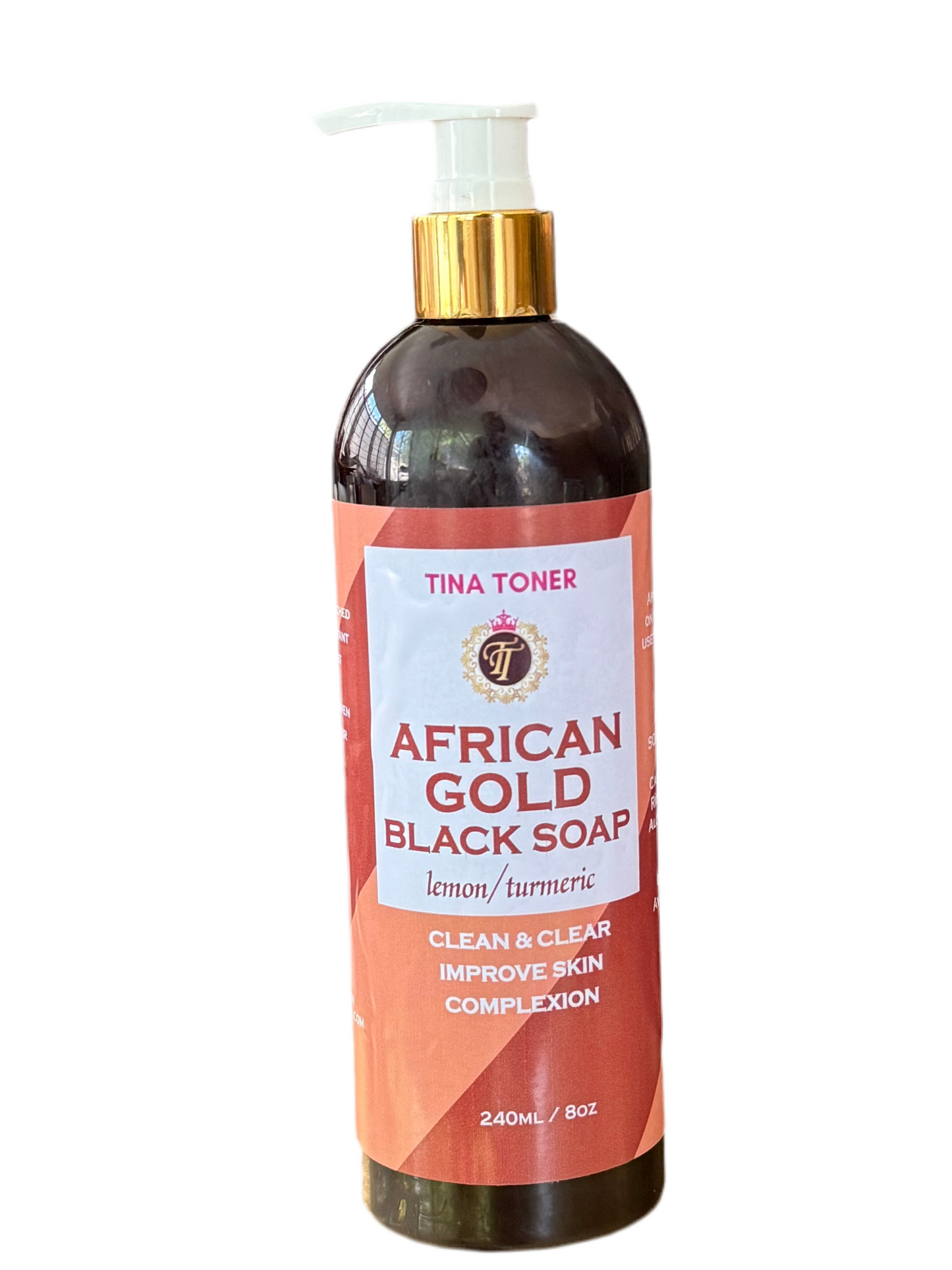 Africa Gold Black soap 16 oz