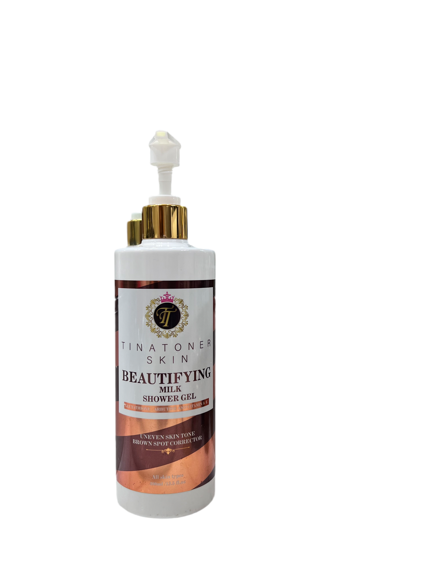 Beautifying body wash milk with glutathione 16 oz