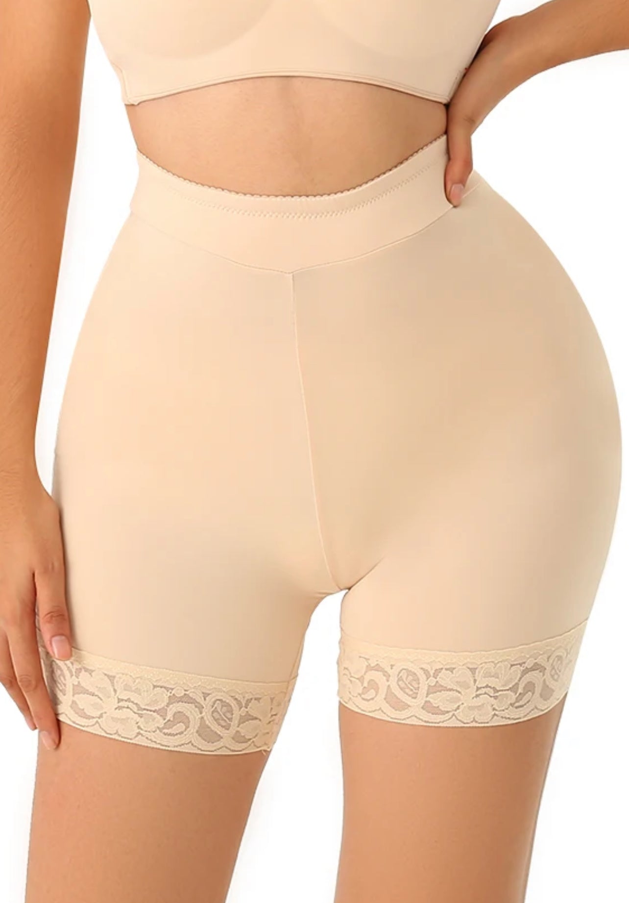 high waisted BBL padding pants