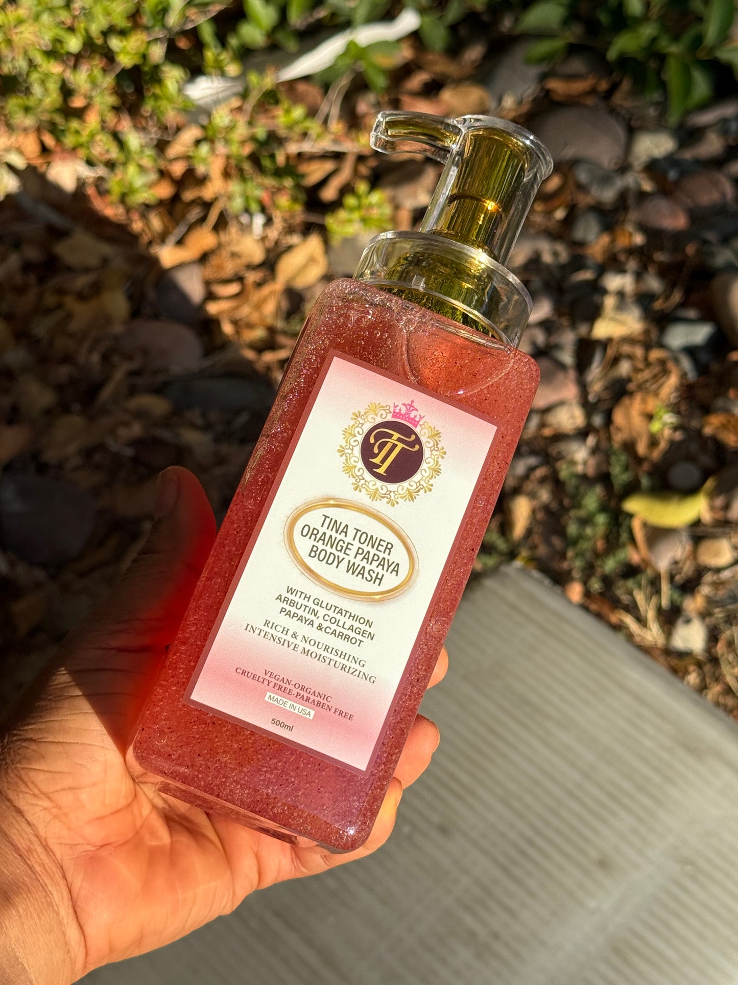 ORANGE PAPAYA CARROT GLUTATHIONE Body wash SOAP 500g