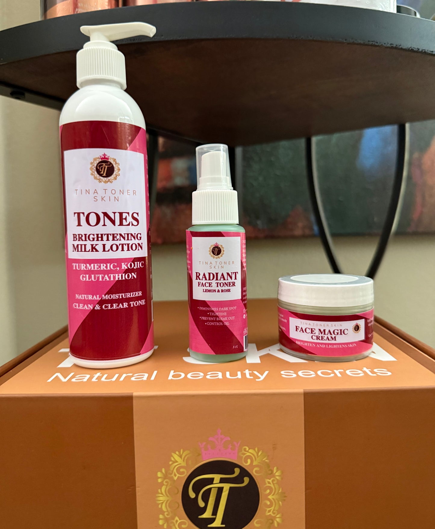 BIRTHDAY special Tones (Travel Size ) Brightening Body Moisturizer KIT 3 PIECE