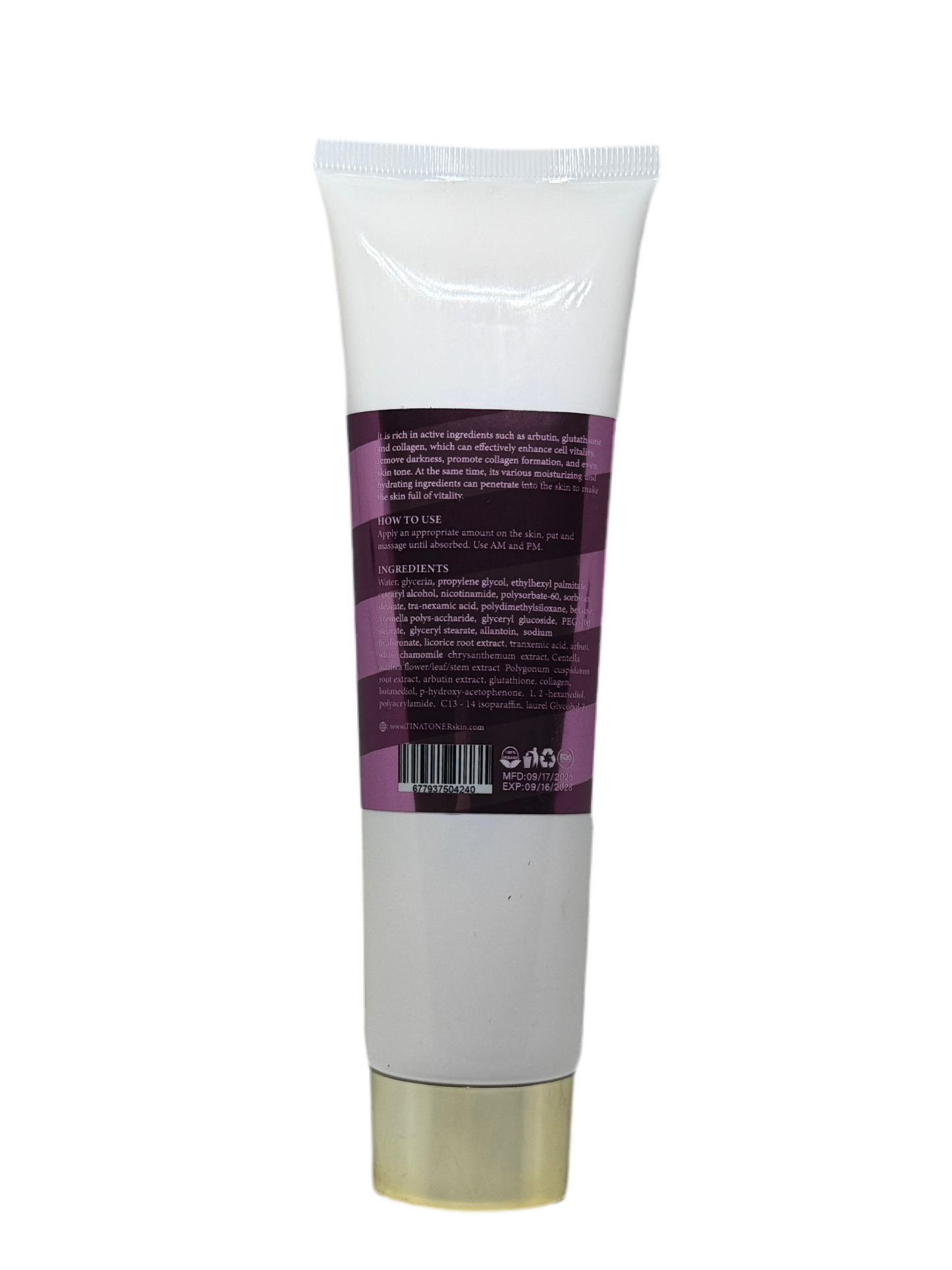Dark kuckle cream and serum scrub