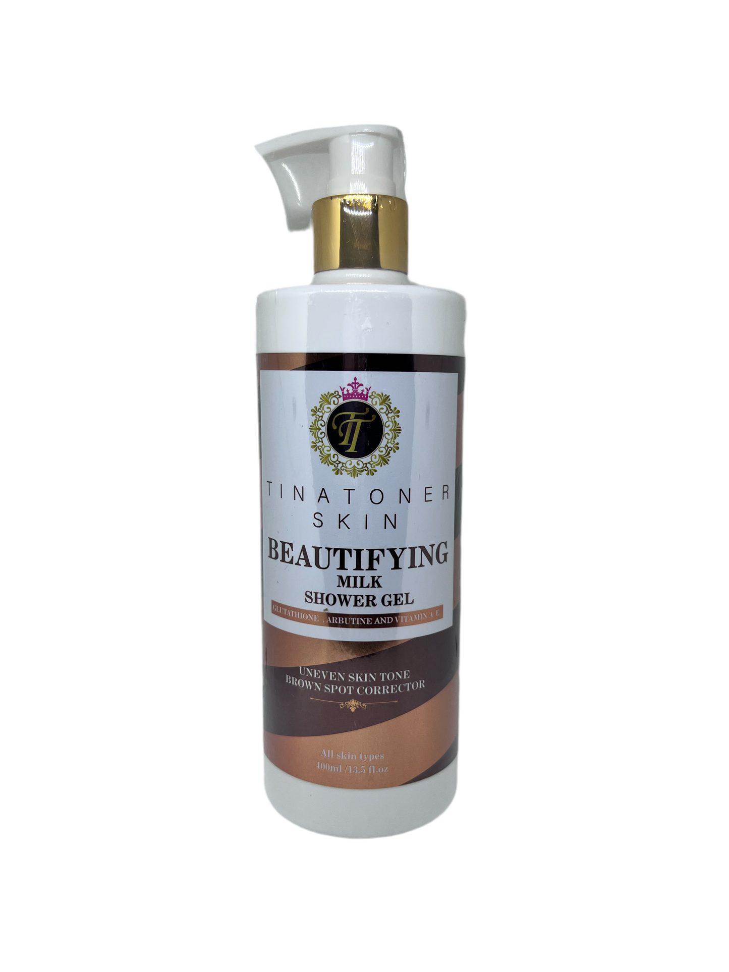 Beautifying body wash milk with glutathione 16 oz