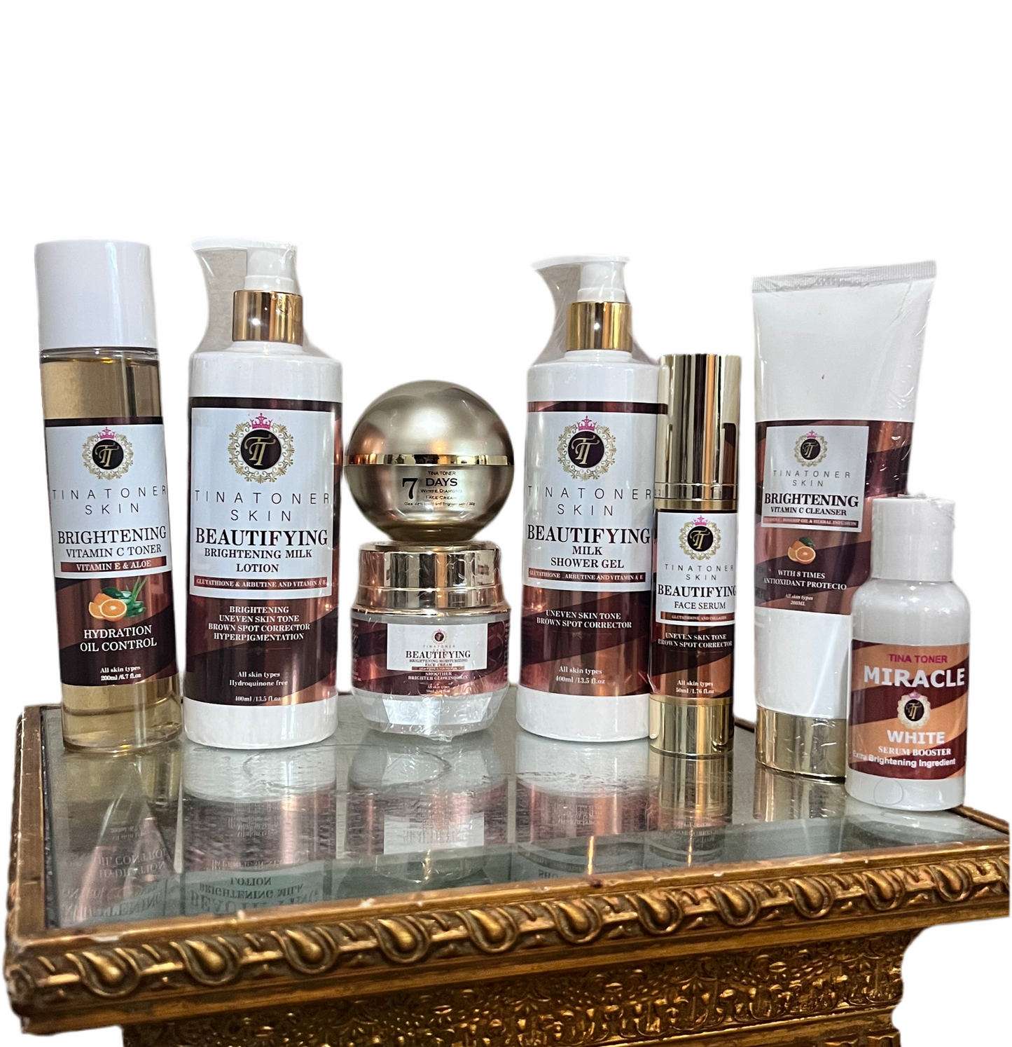 EXTRA BEAUTIFYING BRIGHTENING ( complete combo ) BODY LOTION SET 7