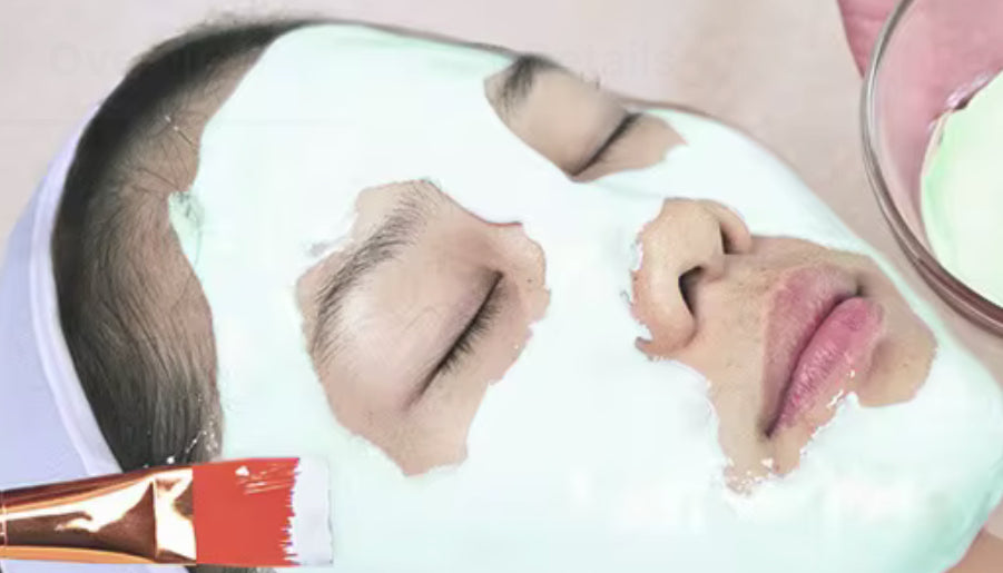 Aloe. And peppermint powder mask (Anti Acne )100g