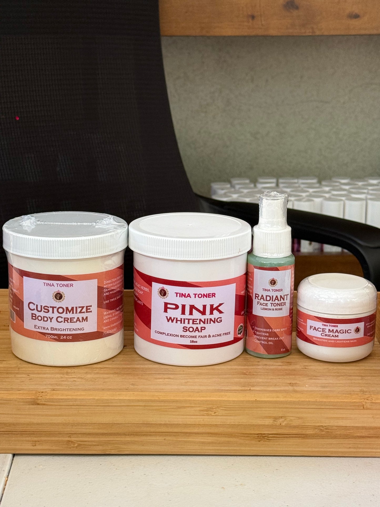 Customized cream set