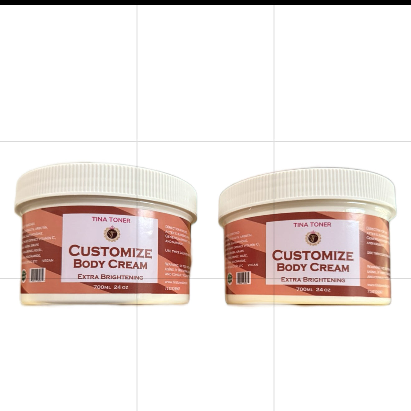 Birthday super deal 2 Large Customized cream 2 Face magic + soap and toner