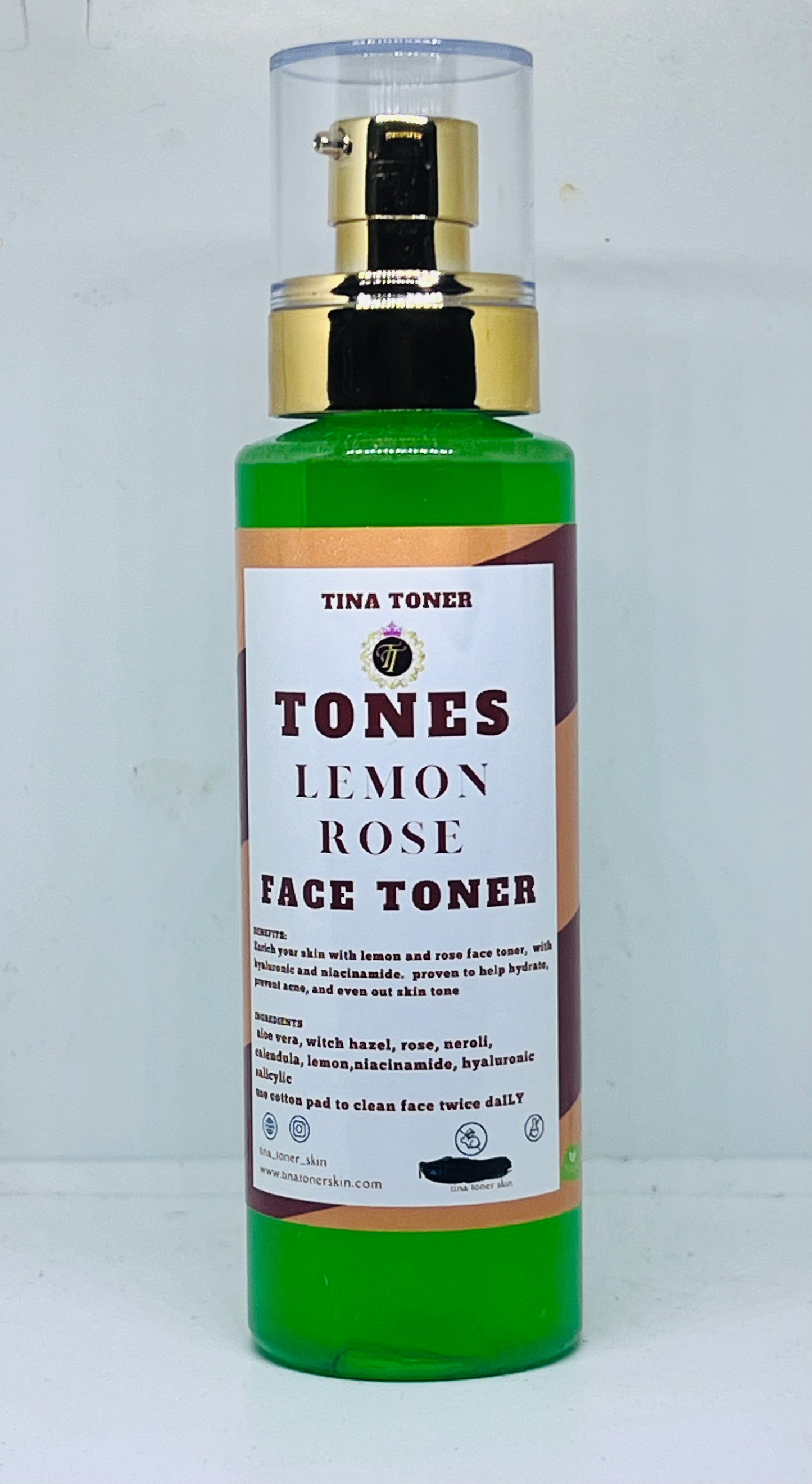 Radiant Glow Toner Lemon Rose