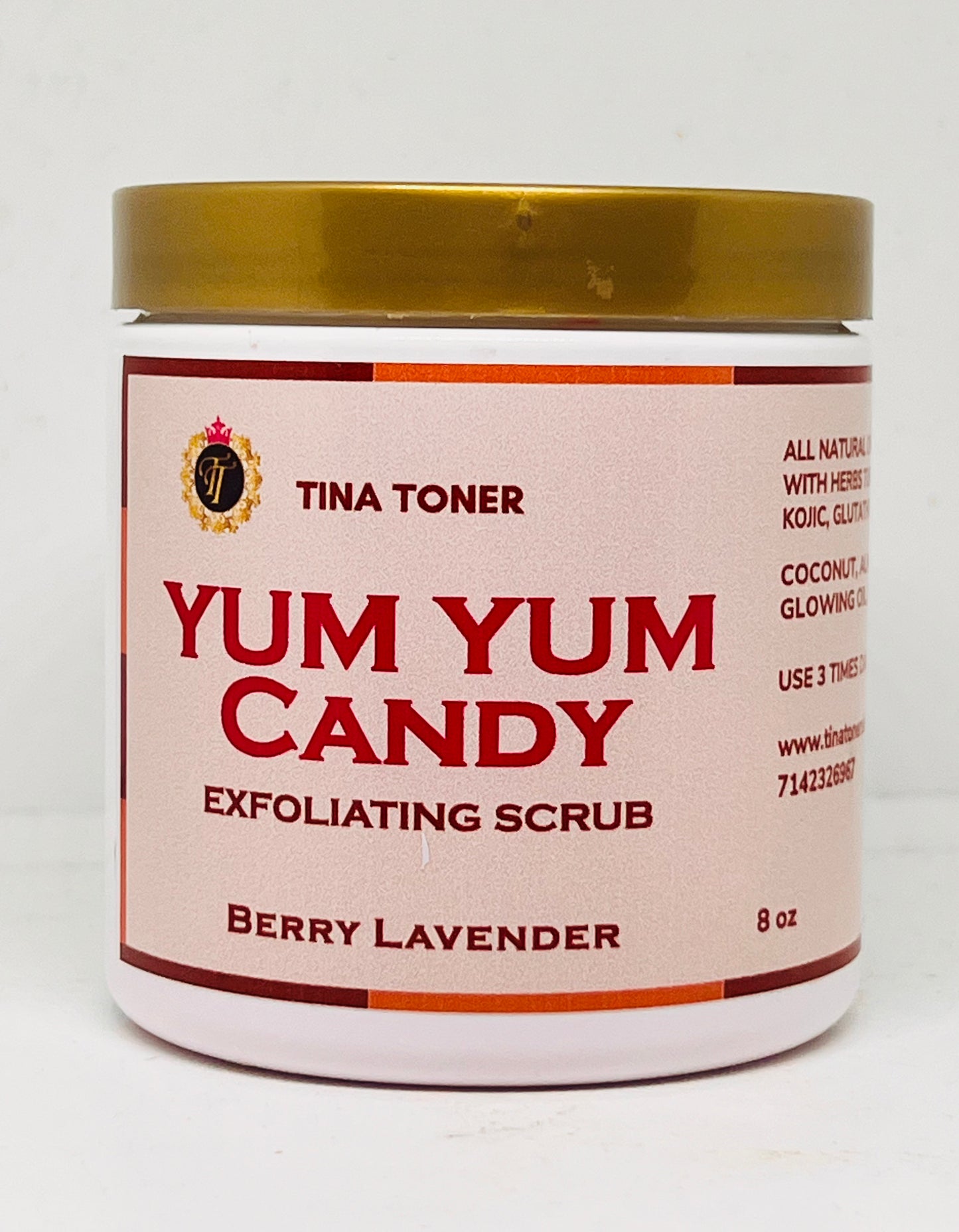 YUM YUM CANDY Berry lavender scrub