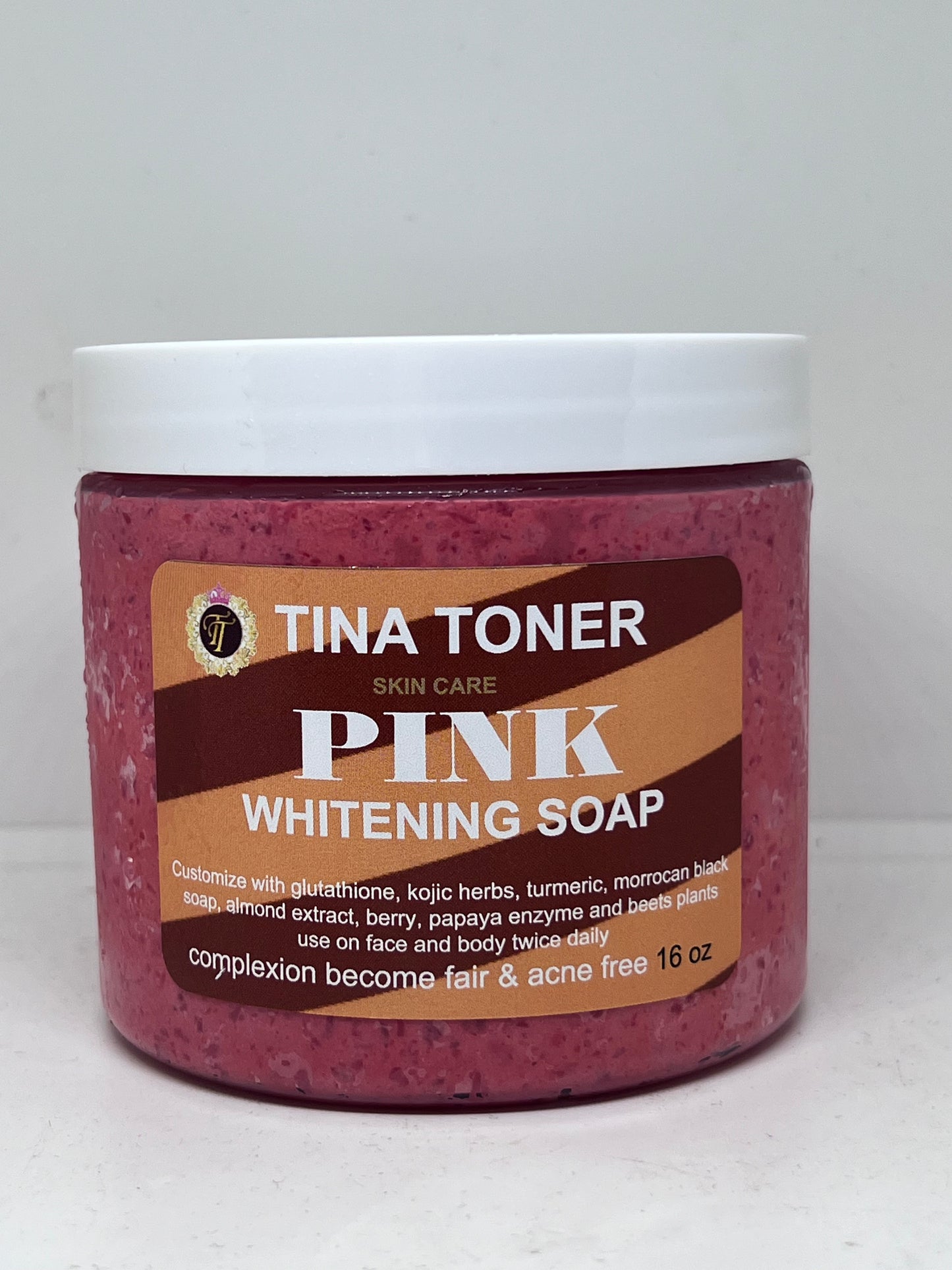 PINK whitening soap 32 OZ/ 1000ml. Jombo size