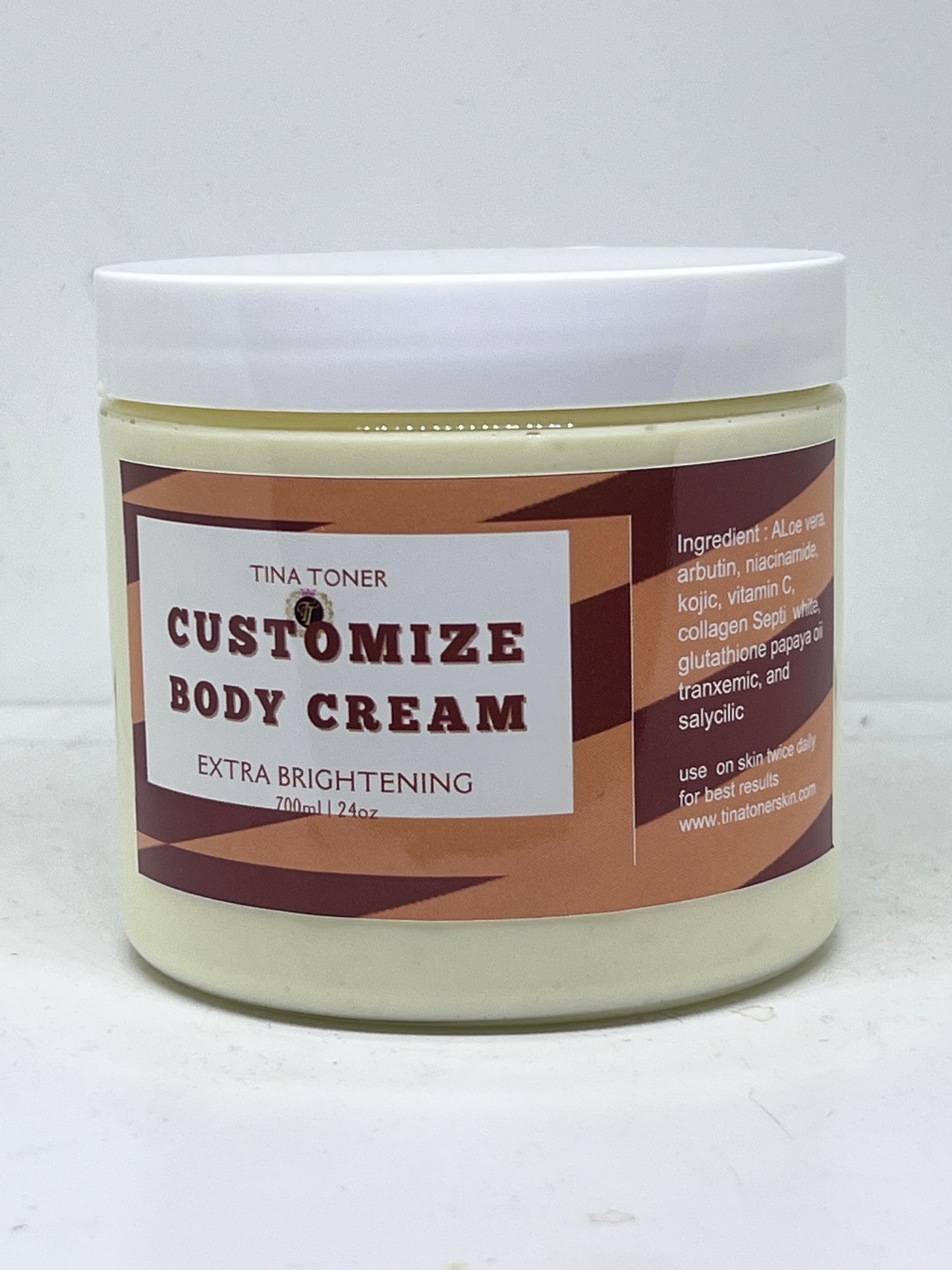 Customized cream set