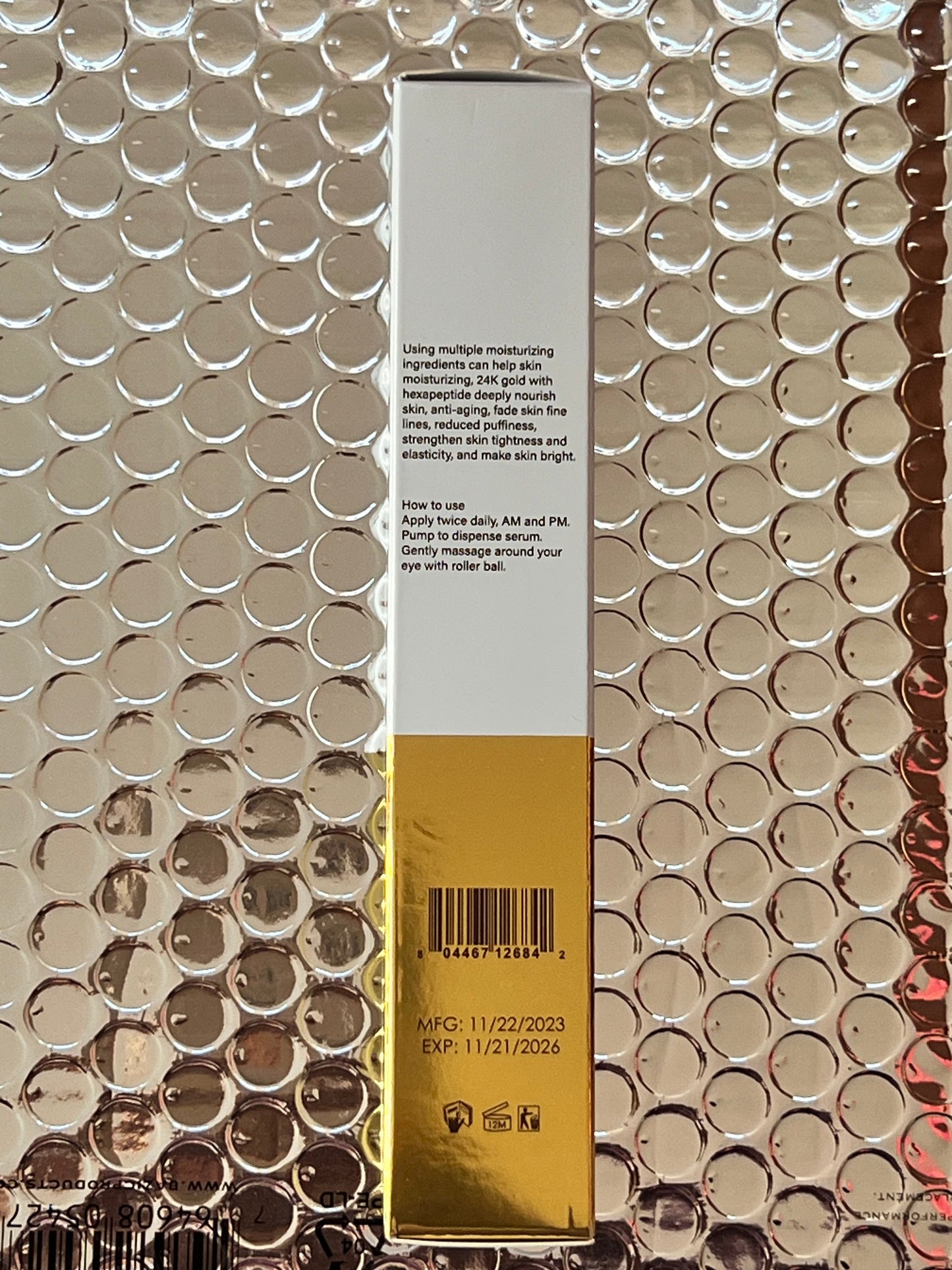 The 24 KARAT UNDER EYE TREATMENT 20G