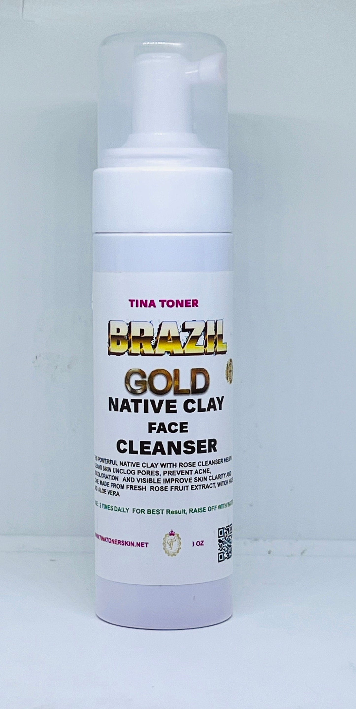 Brazil Foaming face cleanser 8 oz