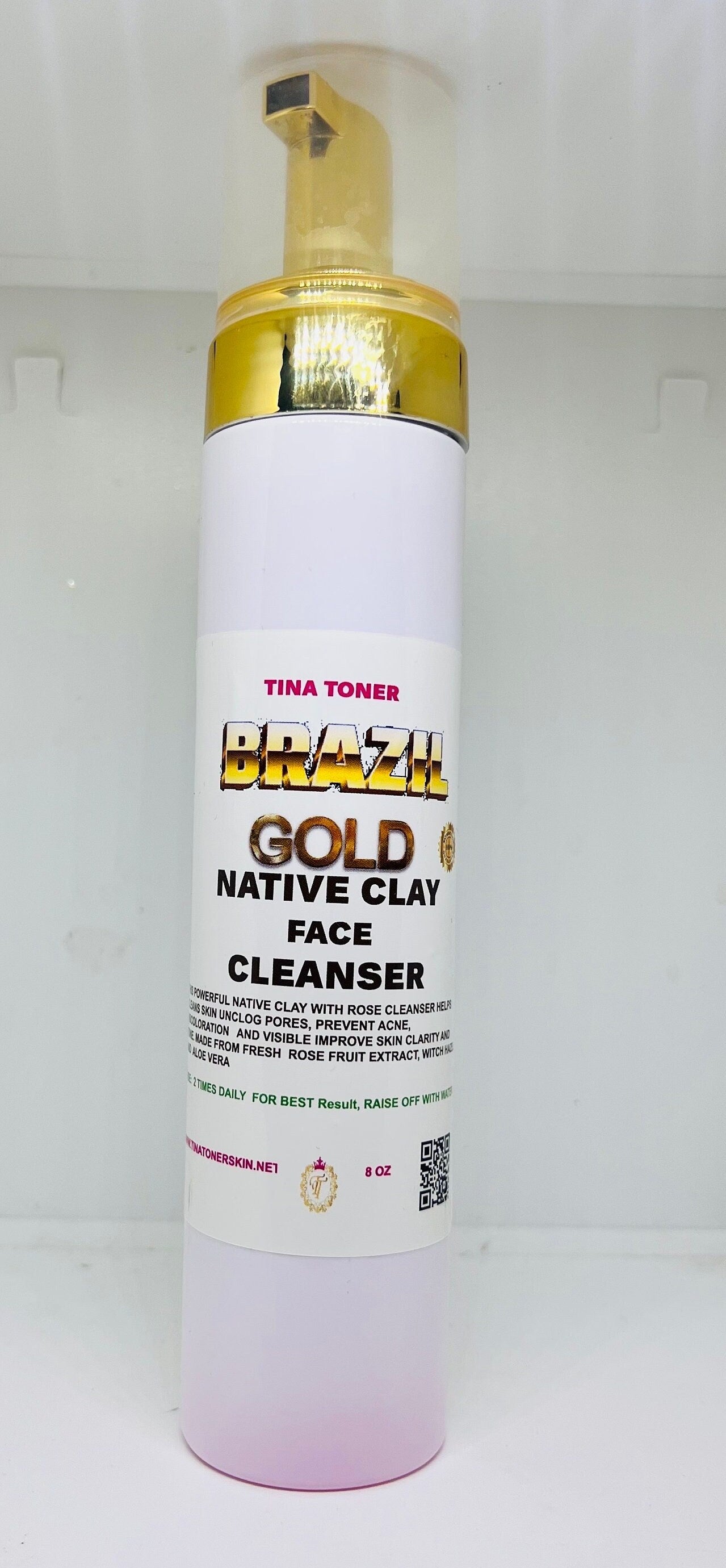 Brazil Foaming face cleanser 8 oz