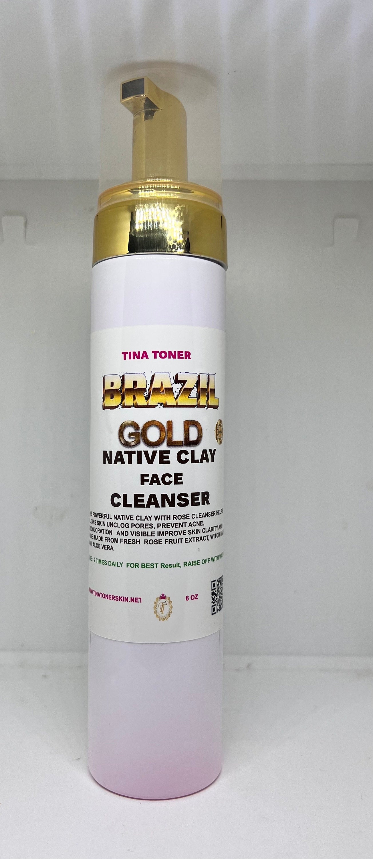 Brazil Foaming face cleanser 8 oz