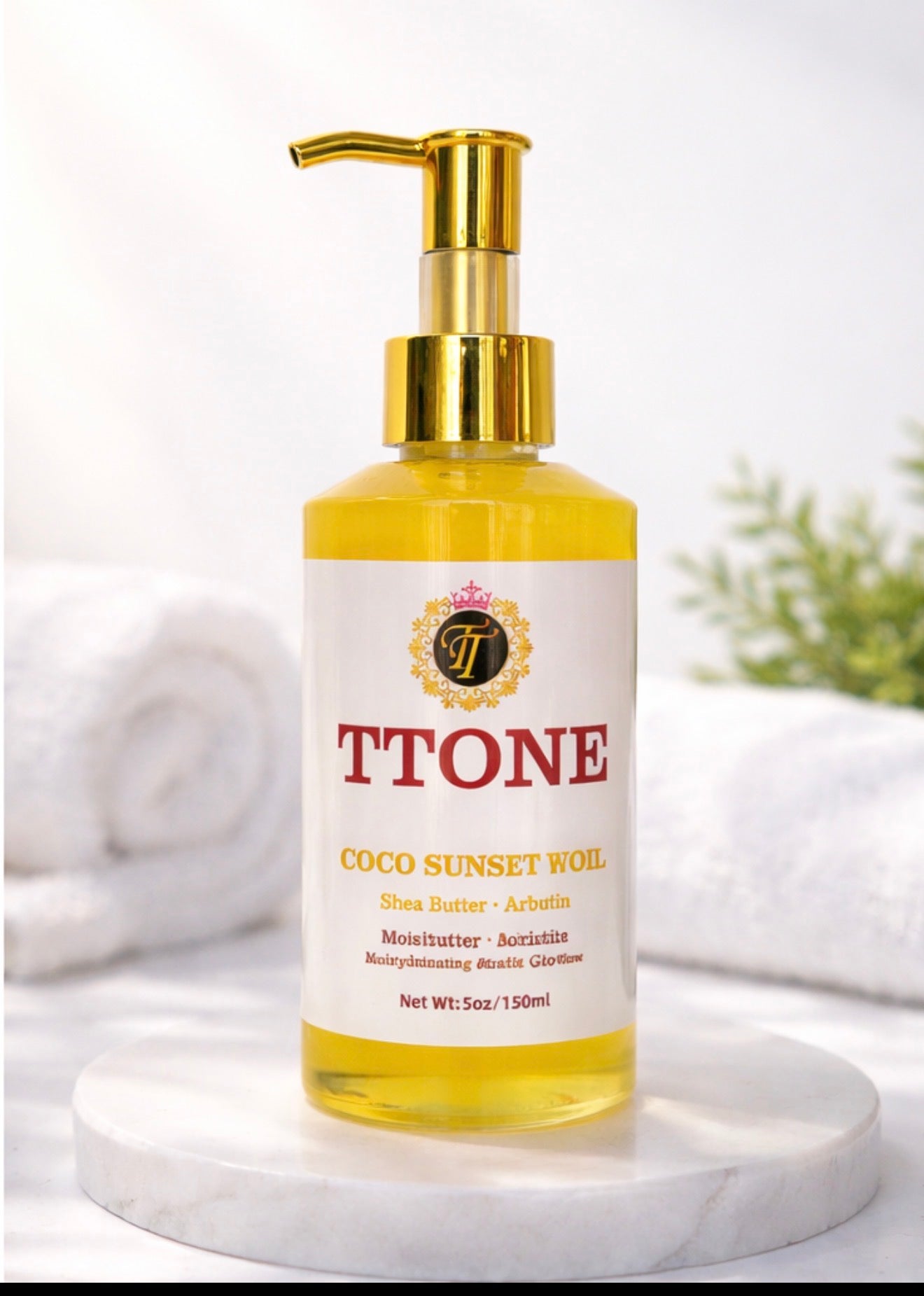 Glow oil set  2 hydration  glow and brightens 8 oz