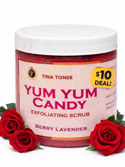 Valentine deal The YUM YUM CANDY BERRY scrubs and soap