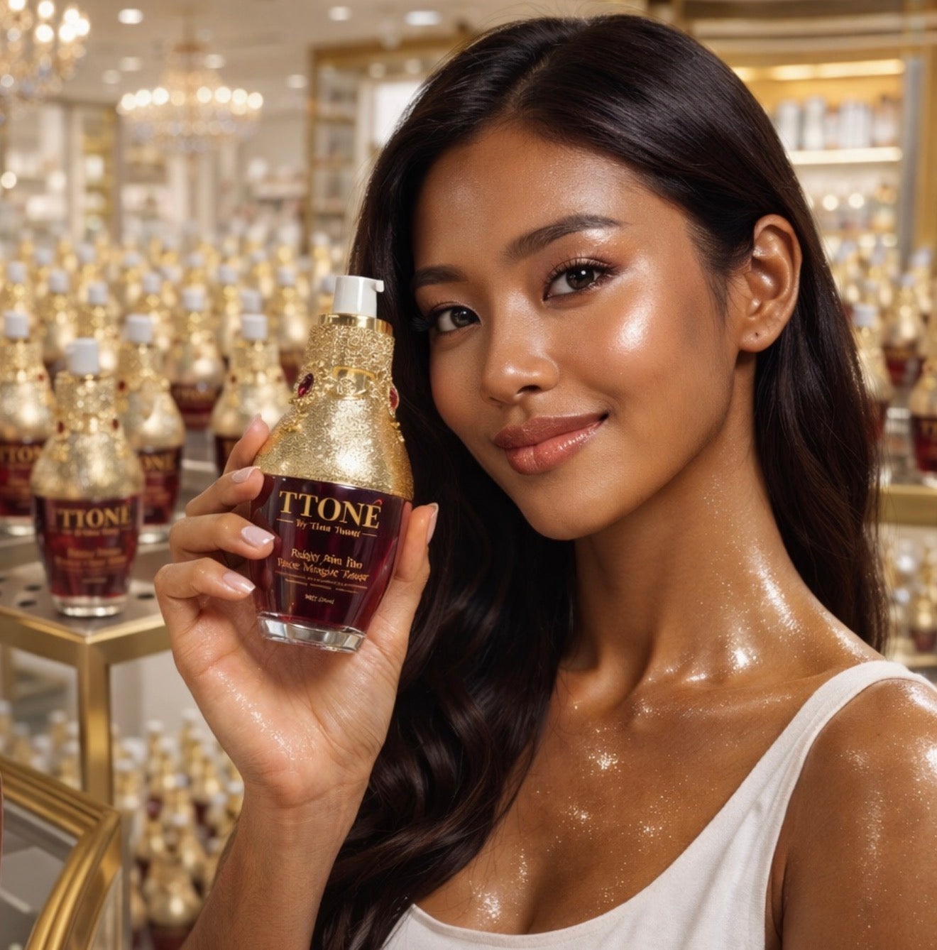TTONE Ruby Rain  magic Luxury  toner Brightening ( bestseller)