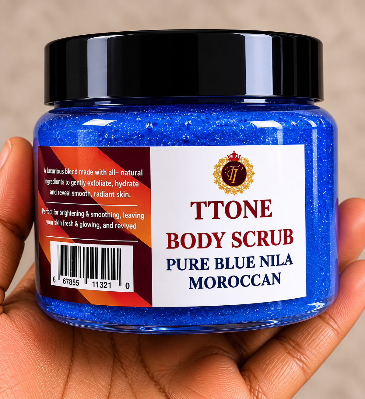 TTONE Morocan Pure Blue Nila Glow Scrub - Radiant Glow