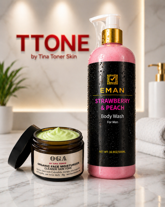 EMAN X TTONE Candy & Strawberry and face  moisturizer set