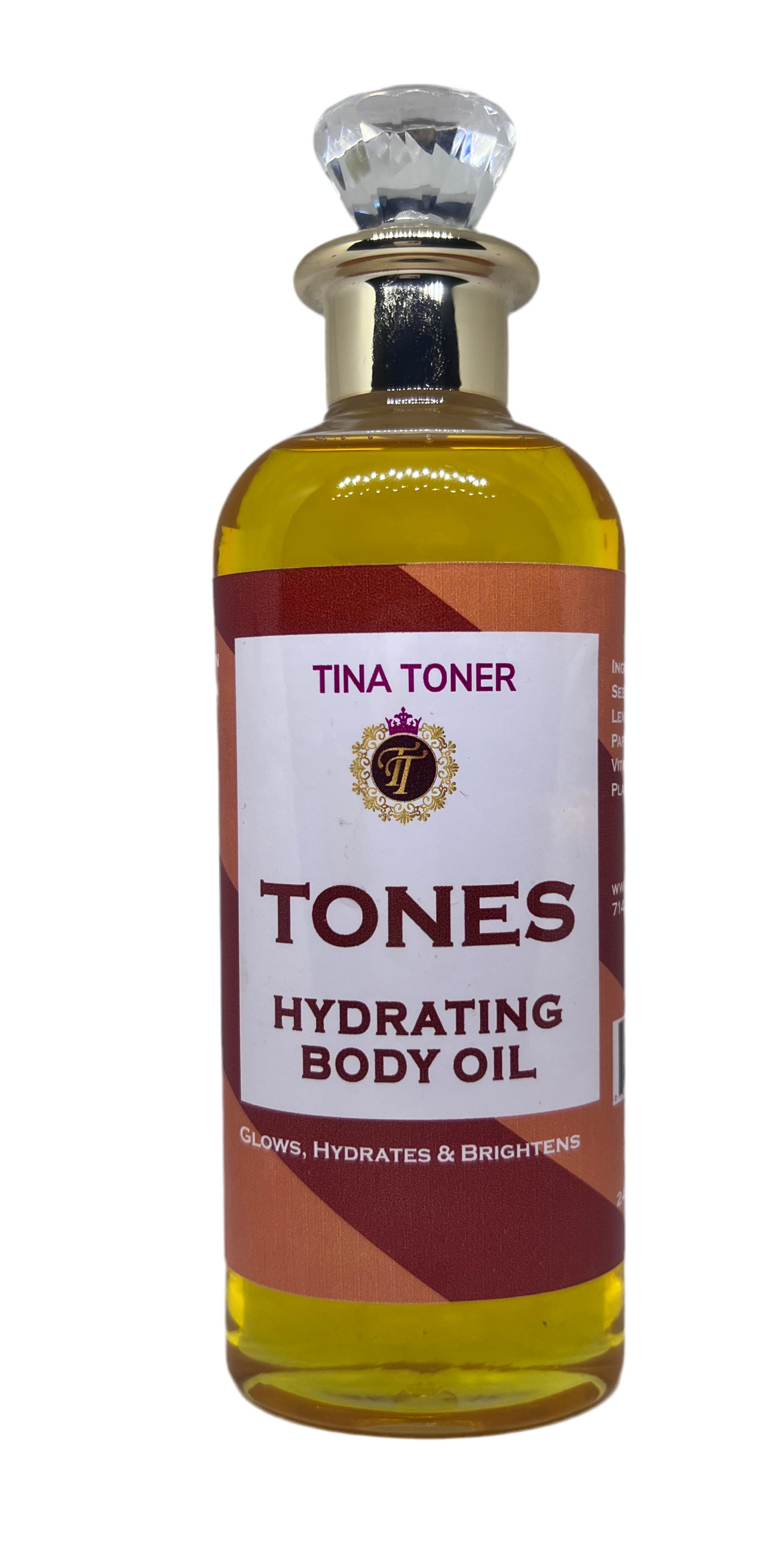 Tones Body oil hydrating oil 8 oz