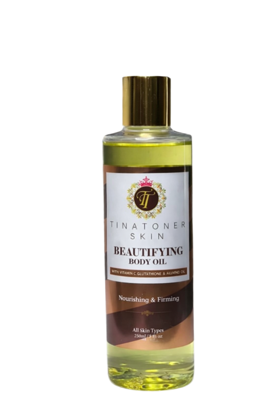 Tina Toner  OIL Body BEAUTIFYING oil hydrating oil 8 oz