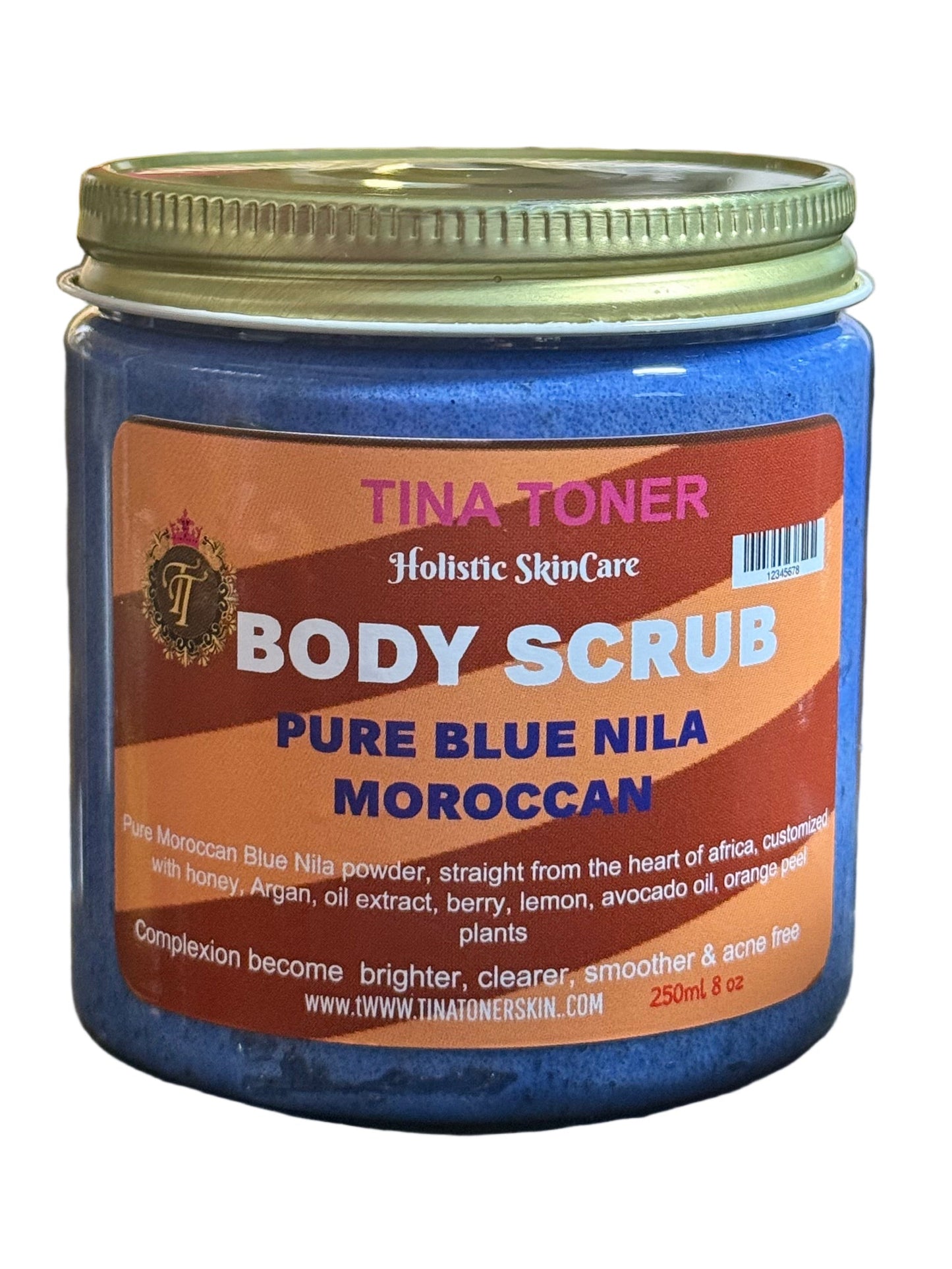 Pure Brightening Blue Nila scrub( morrocan