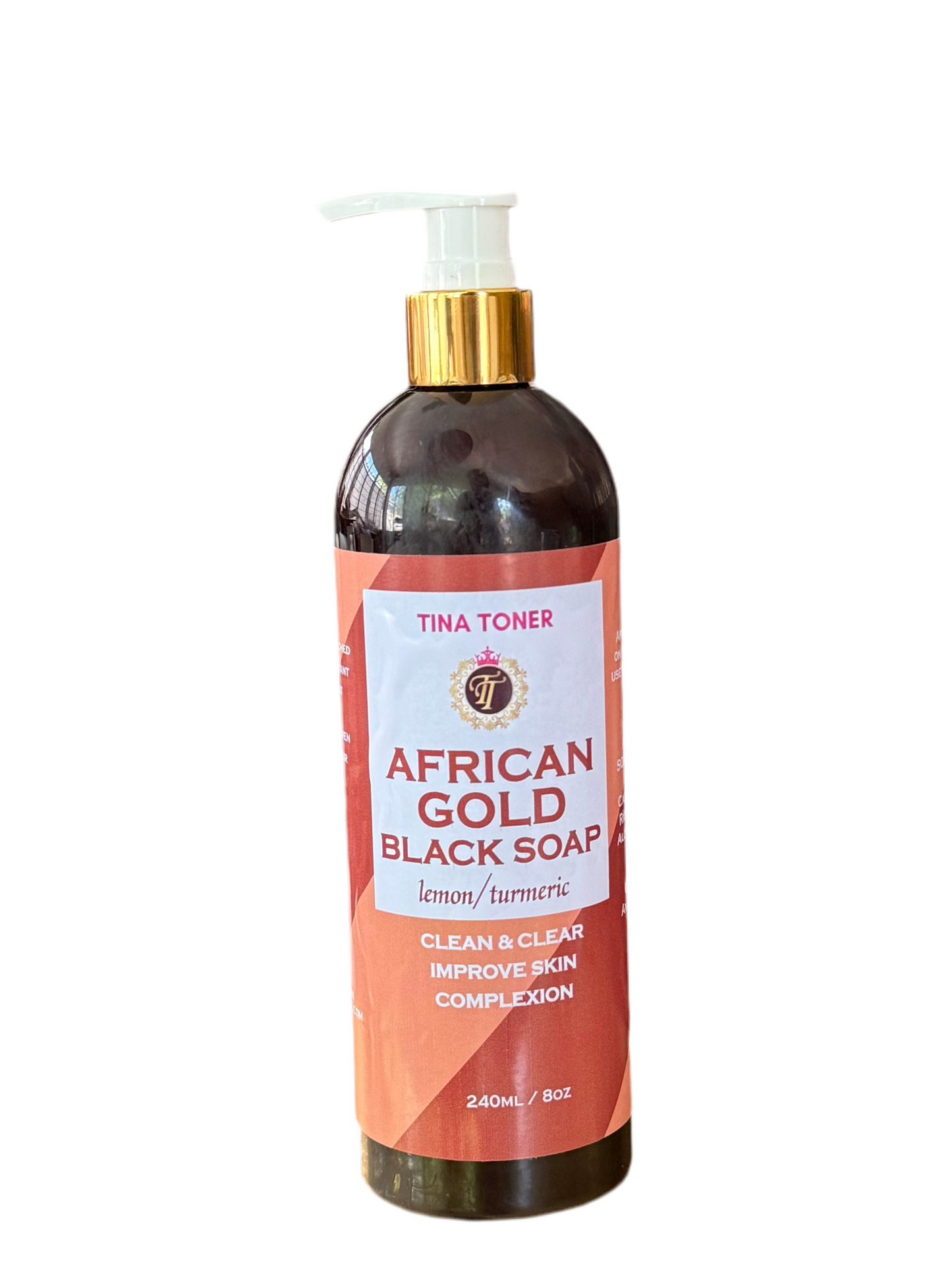 Africa Gold Black soap 16 oz