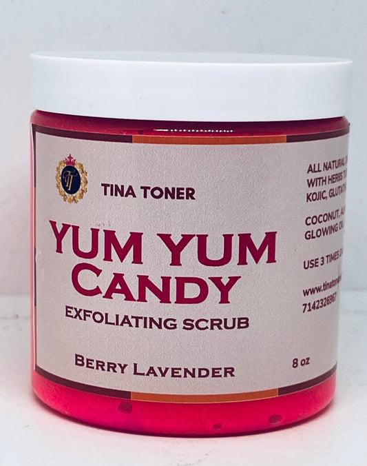 YUM YUM CANDY Berry lavender scrub