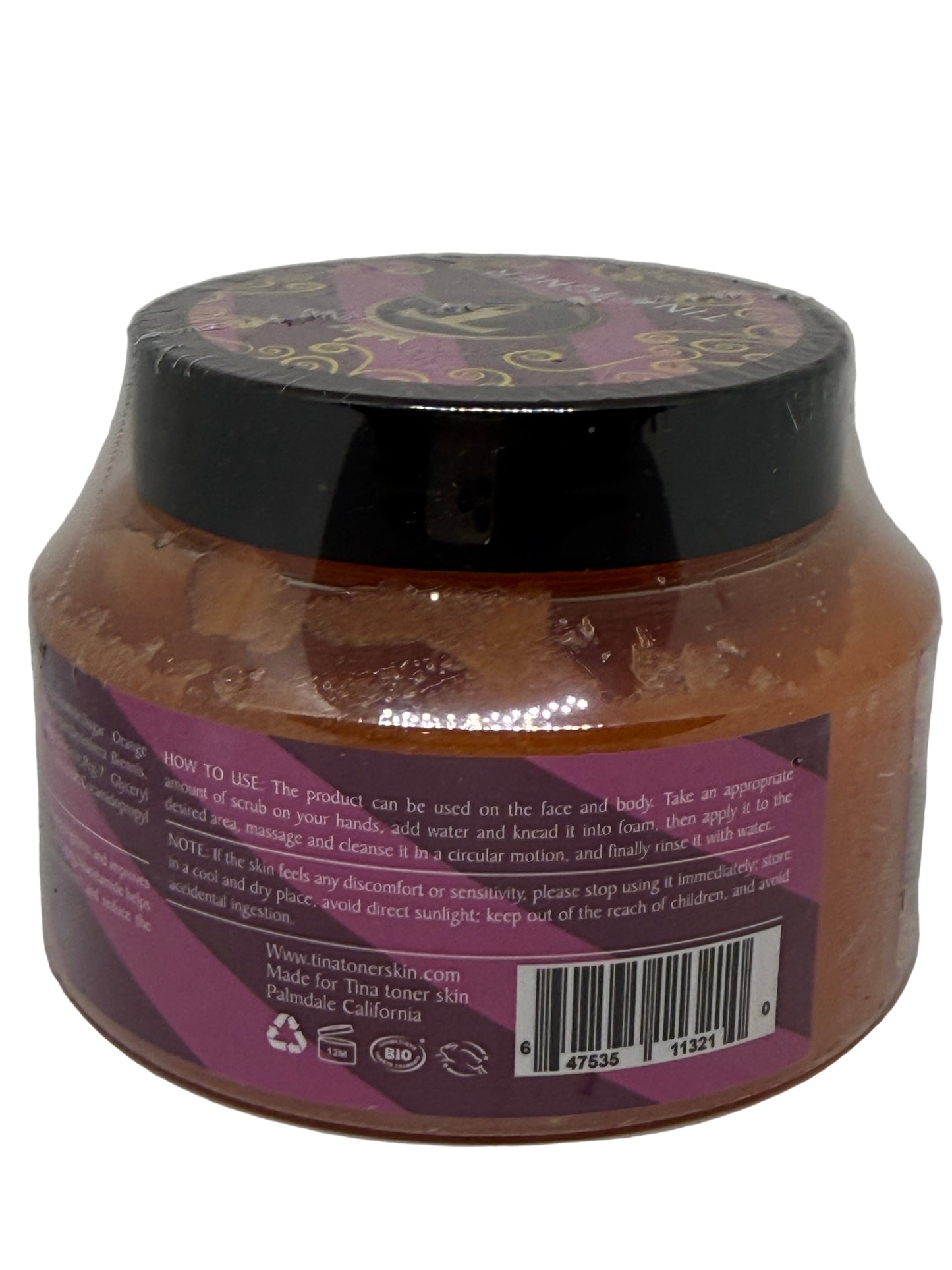 YUM YUM C  PAPAYA and carrot BODY scrub