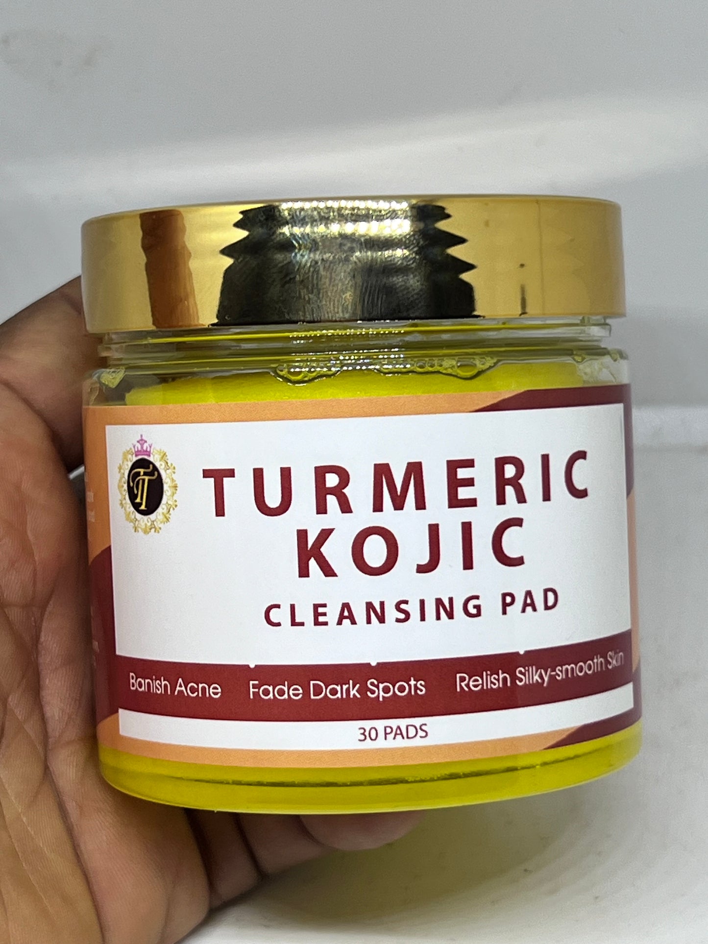 Turmeric Kojic Acid
Exfoliating Cleansing
Pads