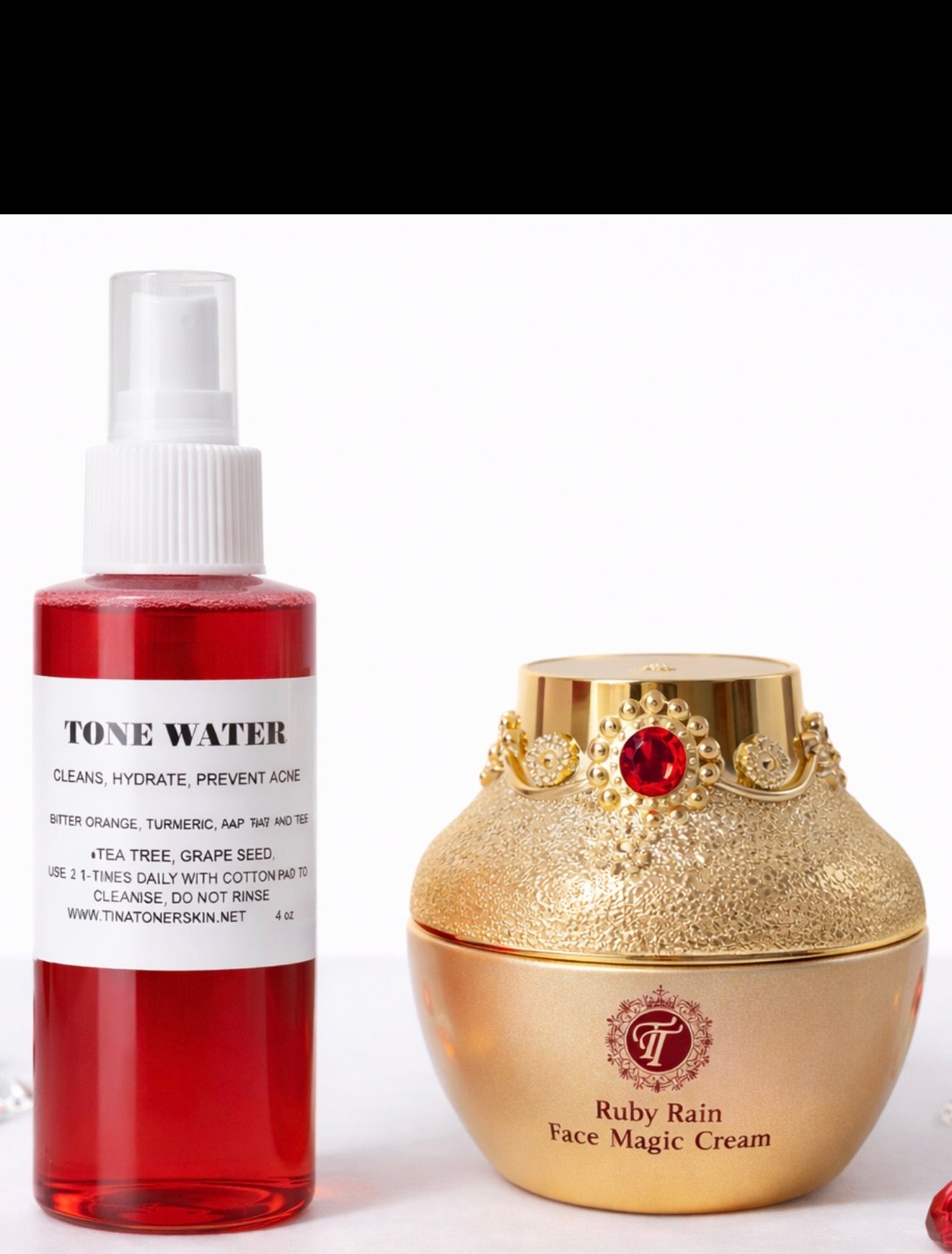 Ruby Rain Face Magic AND TONER  cream set  limited edition