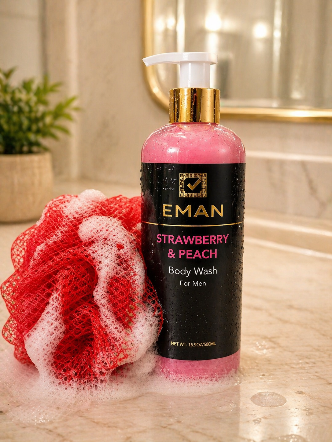 EMAN X TTONE & Strawberry Body Wash 500g ( (Copy)