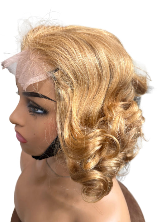 Marilyn  gold bouncy curly 12 inch