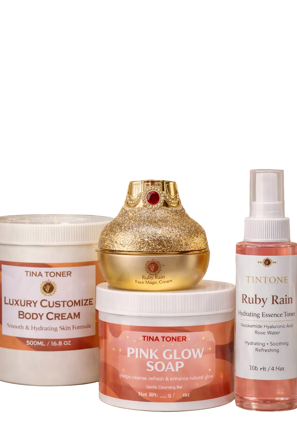 TTONE Luxurys Customized   Brightening  Body cream  set (best seller)