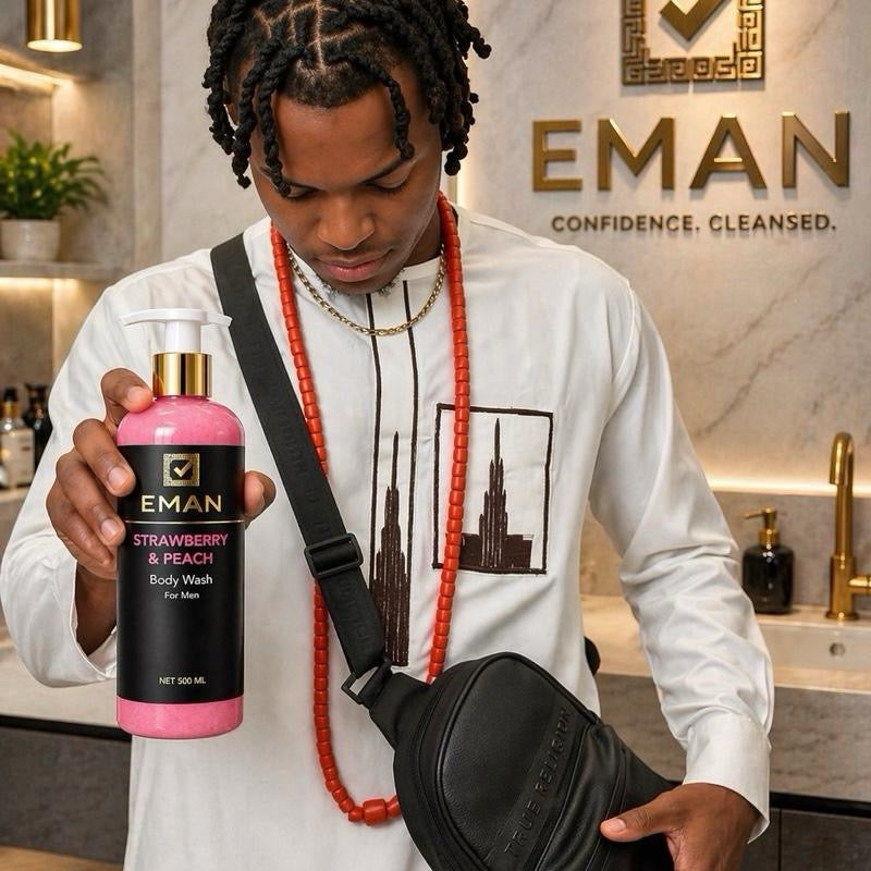 EMAN X TTONE Candy & Strawberry + Mango & Banana Glow Body Wash 500g ( (Copy)