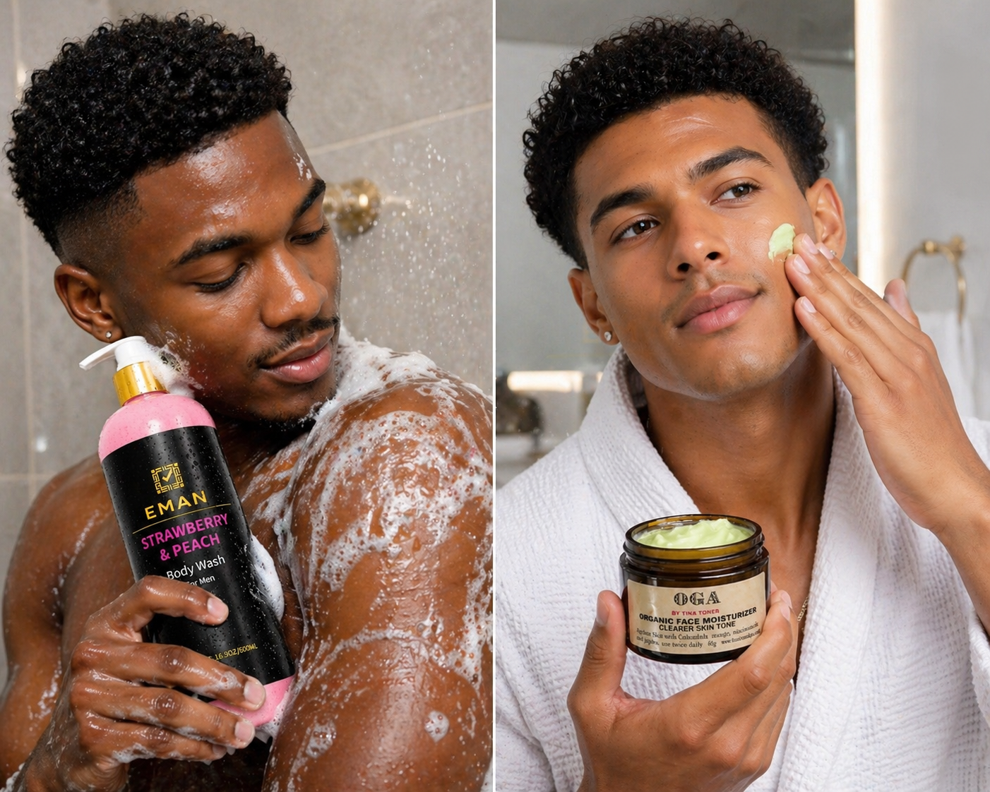 EMAN X TTONE Candy & Strawberry and face  moisturizer set