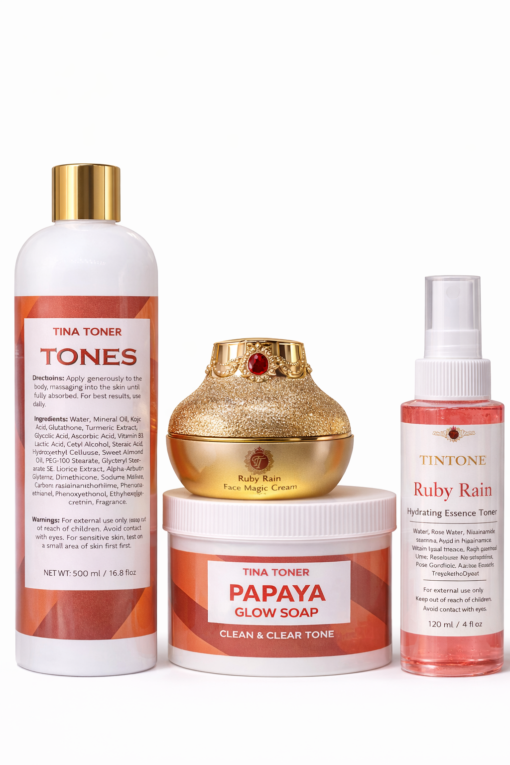 TONES UP complete body  set 4